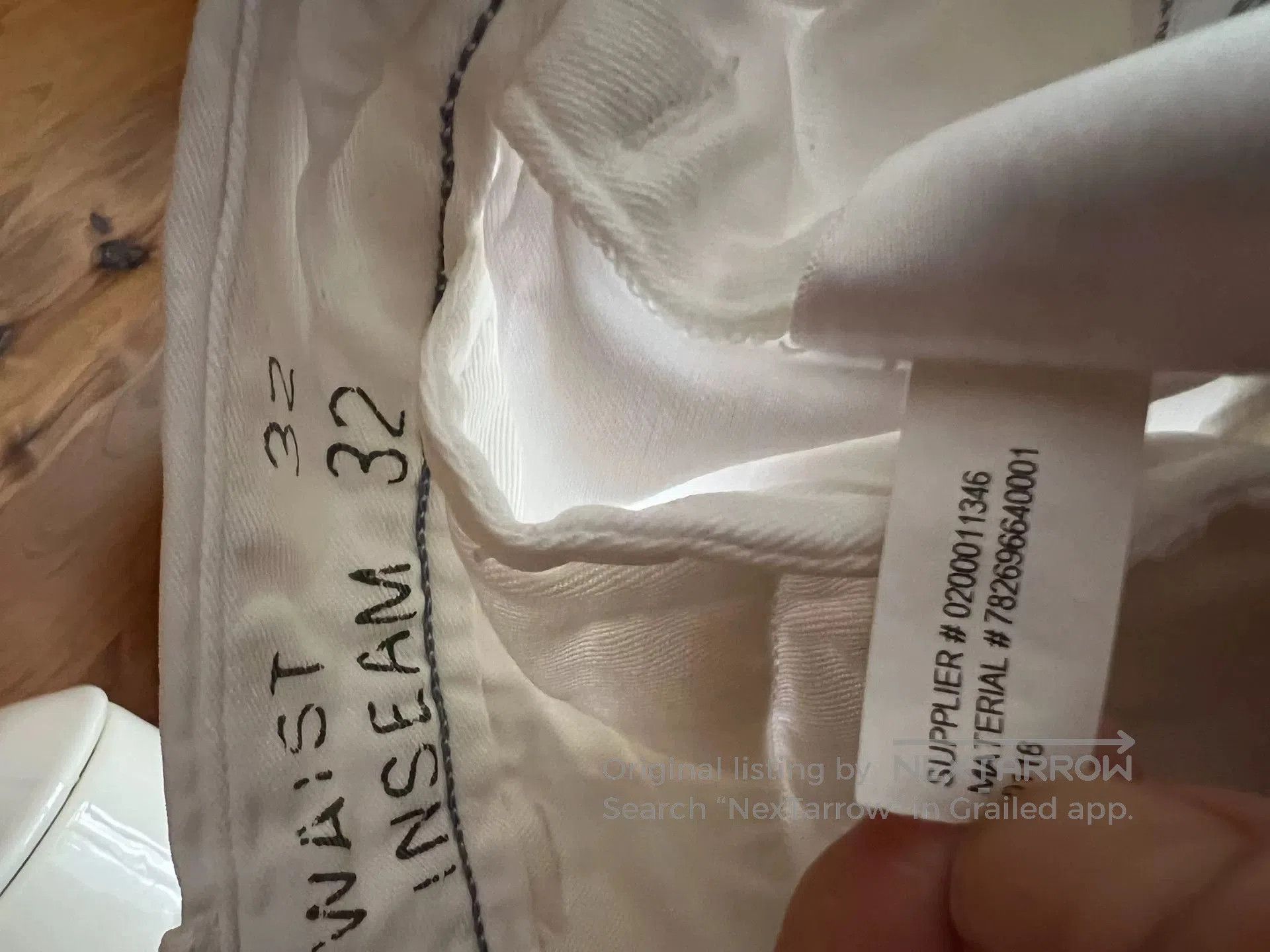 RRL Ralph Lauren RRL Double RL White Officer Pants. Size US 32 / EU 48 - 8 Thumbnail