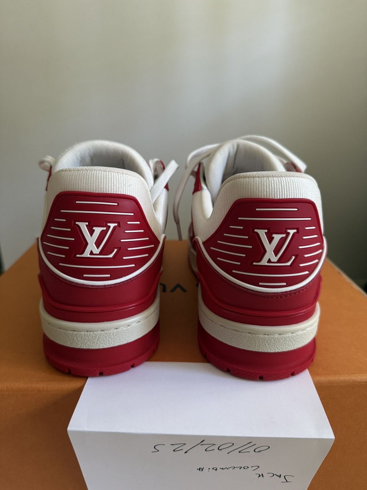 Louis Vuitton Louis Vuitton Trainer (Red) Size US 9.5 / EU 42-43 - 12 Thumbnail
