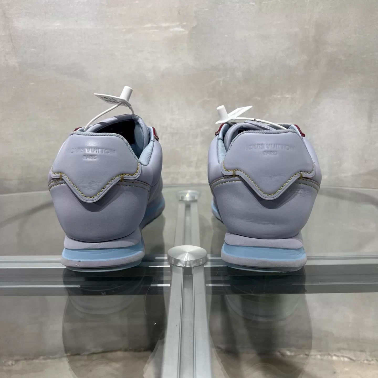 Louis Vuitton LV x Nigo blue waffle sneaker UK4 Size US 6.5 / IT 36.5 - 6 Thumbnail