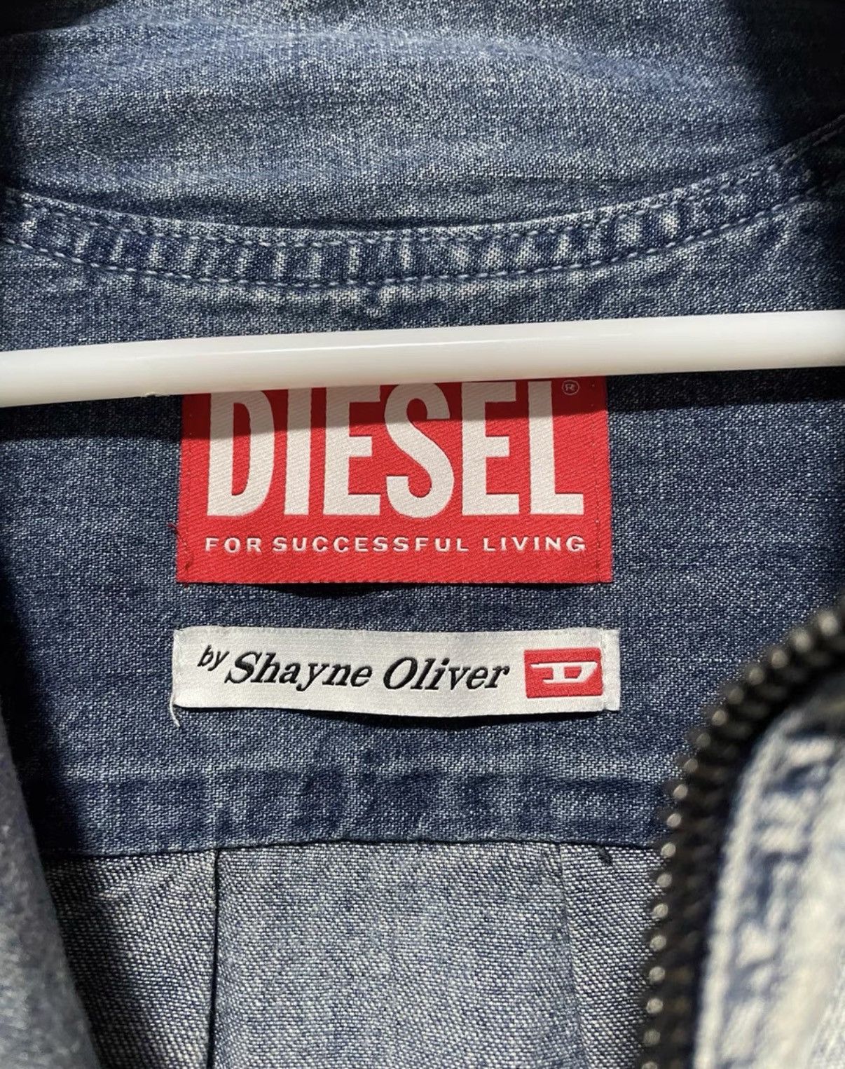 Diesel Diesel x Shayne Oliver Red Tag Tie Shirt Jacket Size US XS / EU 42 / 0 - 4 Thumbnail