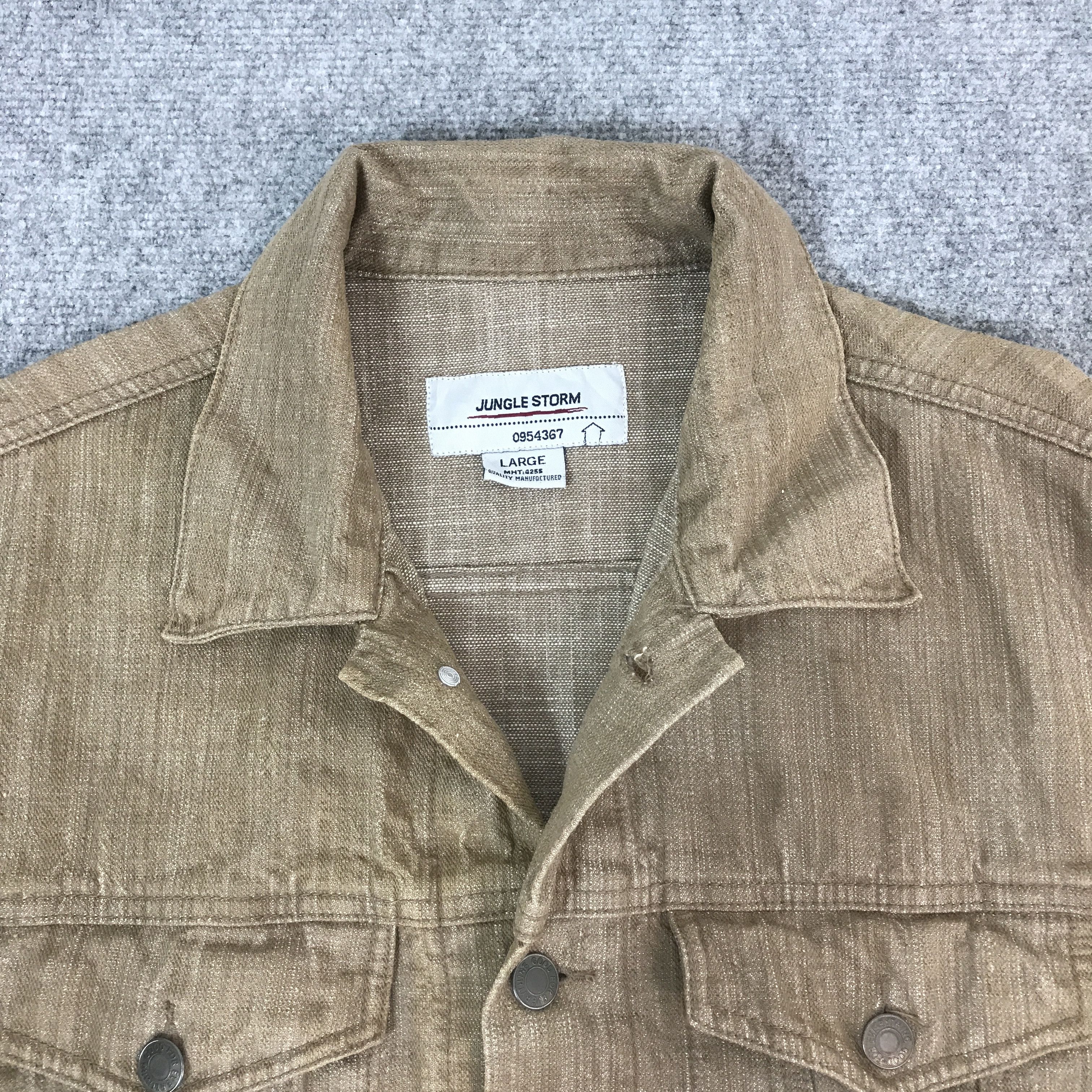 Japanese Brand JUNGLE STORM TRACKER BUTTON JACKET K61B19 Size US L / EU 52-54 / 3 - 8 Thumbnail