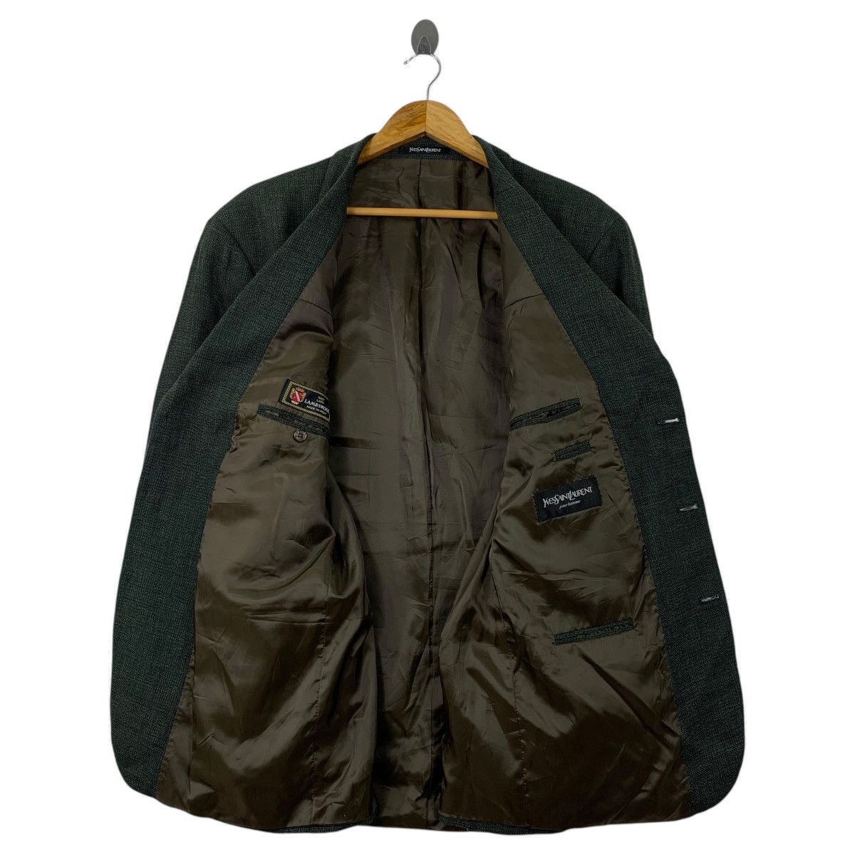 Other YVESSAINTLAURENT Pour Homme Wool Blazer Coat Jacket Size US L / EU 52-54 / 3 - 3 Thumbnail