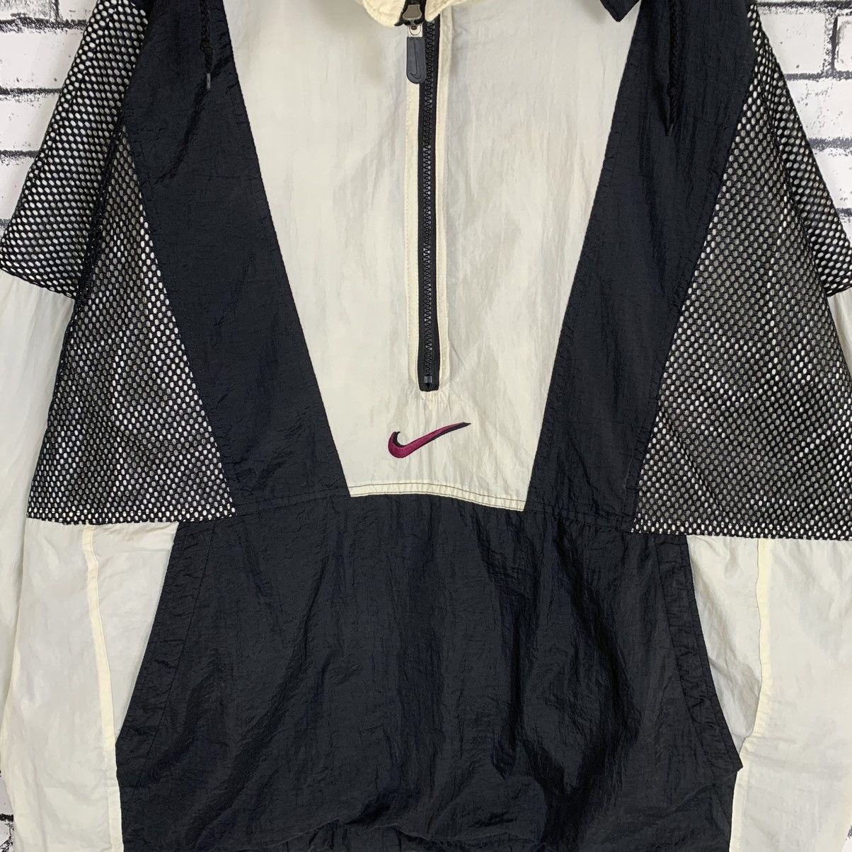 Nike Vintage Nike Swoosh Hoodie Jacket Size US L / EU 52-54 / 3 - 3 Thumbnail