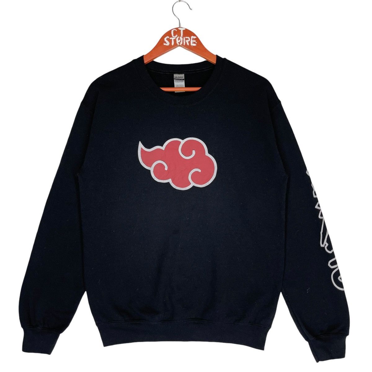 Japanese Brand Naruto Shippuden Akatsuki Cloud Crewneck Sweatshirt Size US S / EU 44-46 / 1 - 2 Thumbnail