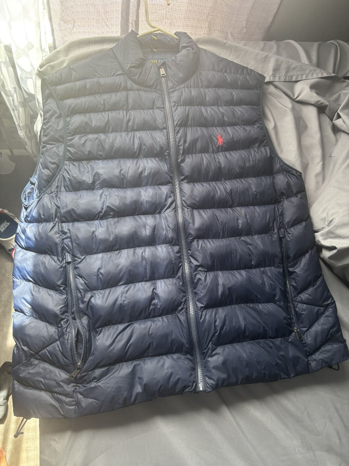 Polo Ralph Lauren Navy Blue Polo Ralph Lauren Vest Size US XL / EU 56 / 4 - 1 Thumbnail