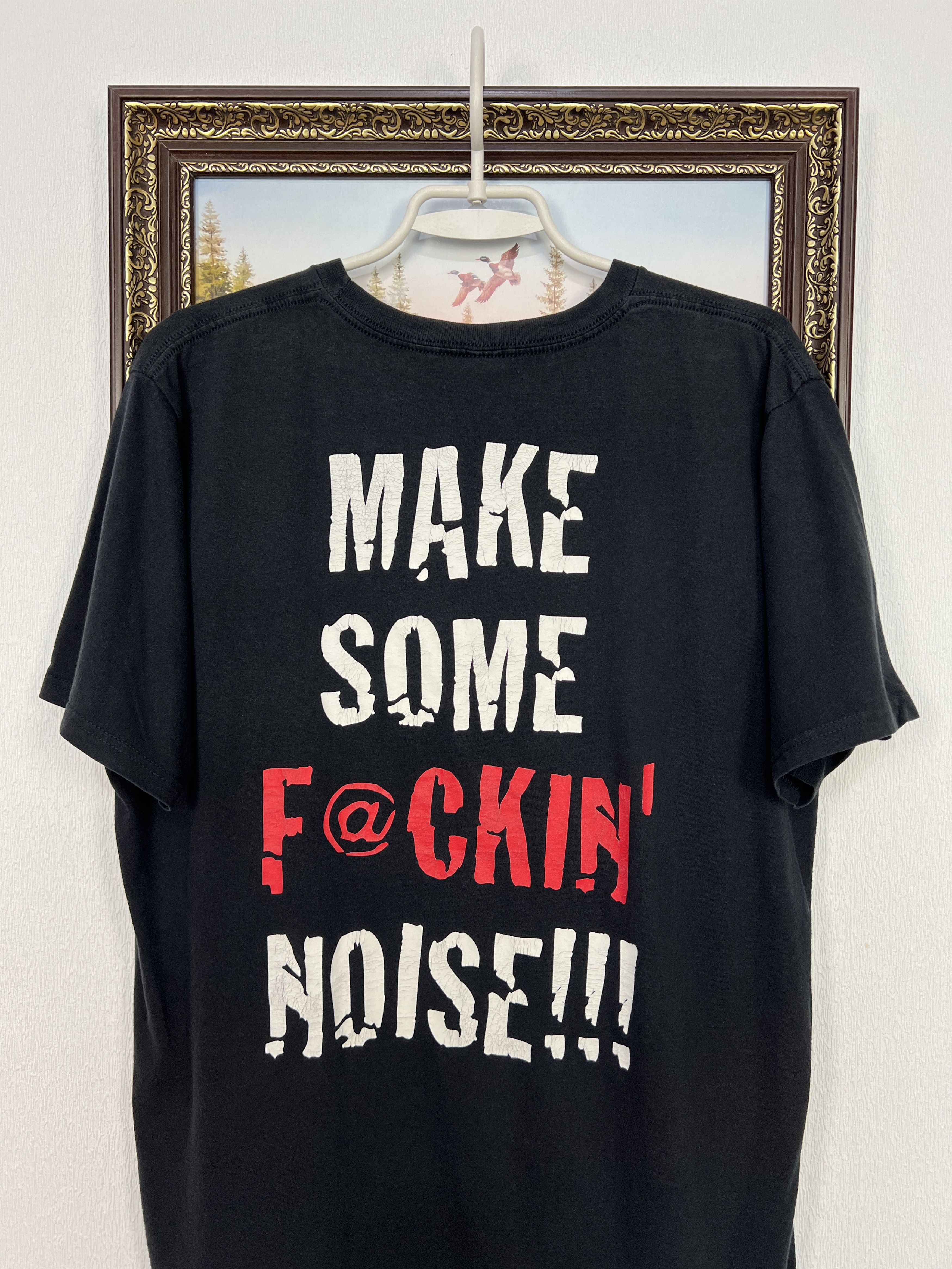 Vintage Whitesnake Band Tour Shirt Black Over Print Tee Rare Mens Size US L / EU 52-54 / 3 - 8 Thumbnail