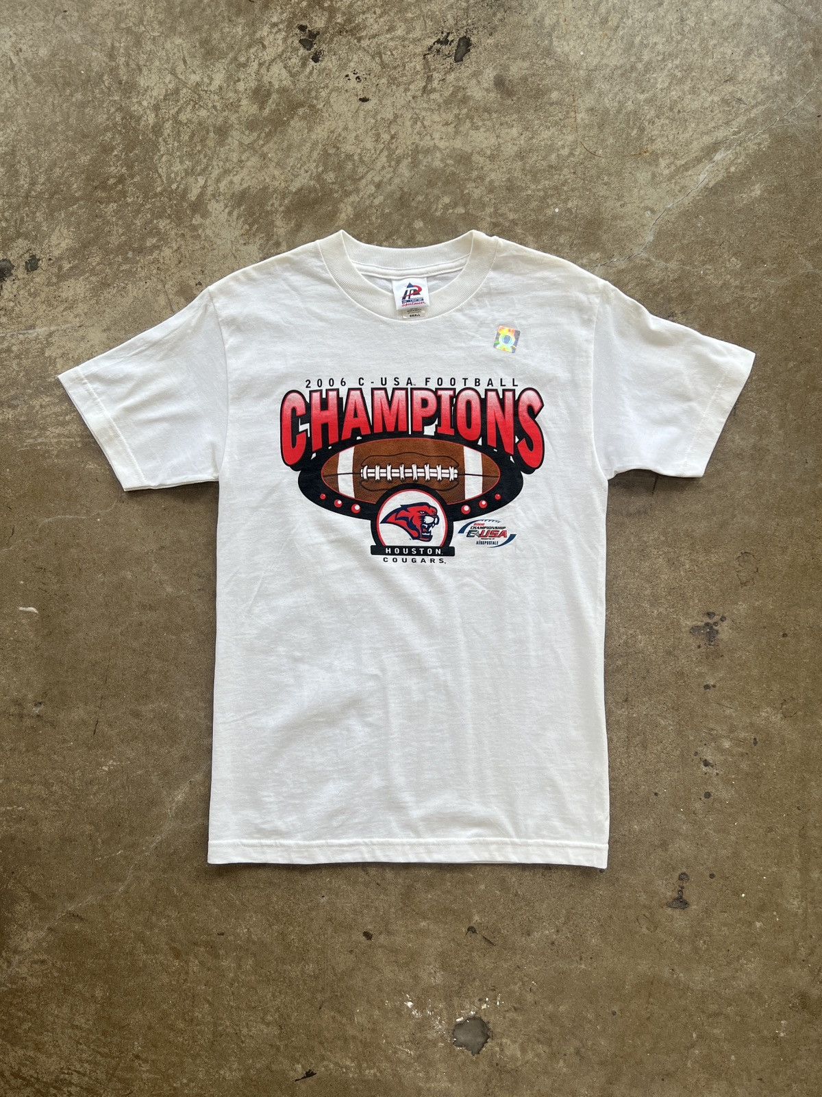 Vintage 2006 Y2K Houston Cougars Football Champions DS Tee Small Size US S / EU 44-46 / 1 - 2 Thumbnail