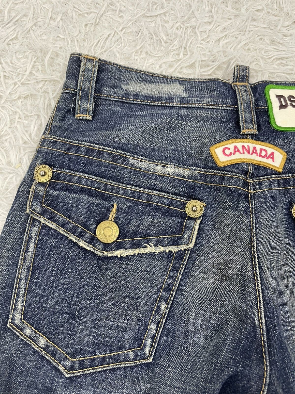 Dsquared2 Distress Dsquared2 3Q/Short Jeans Pant Made in Italy Size US 31 - 8 Thumbnail