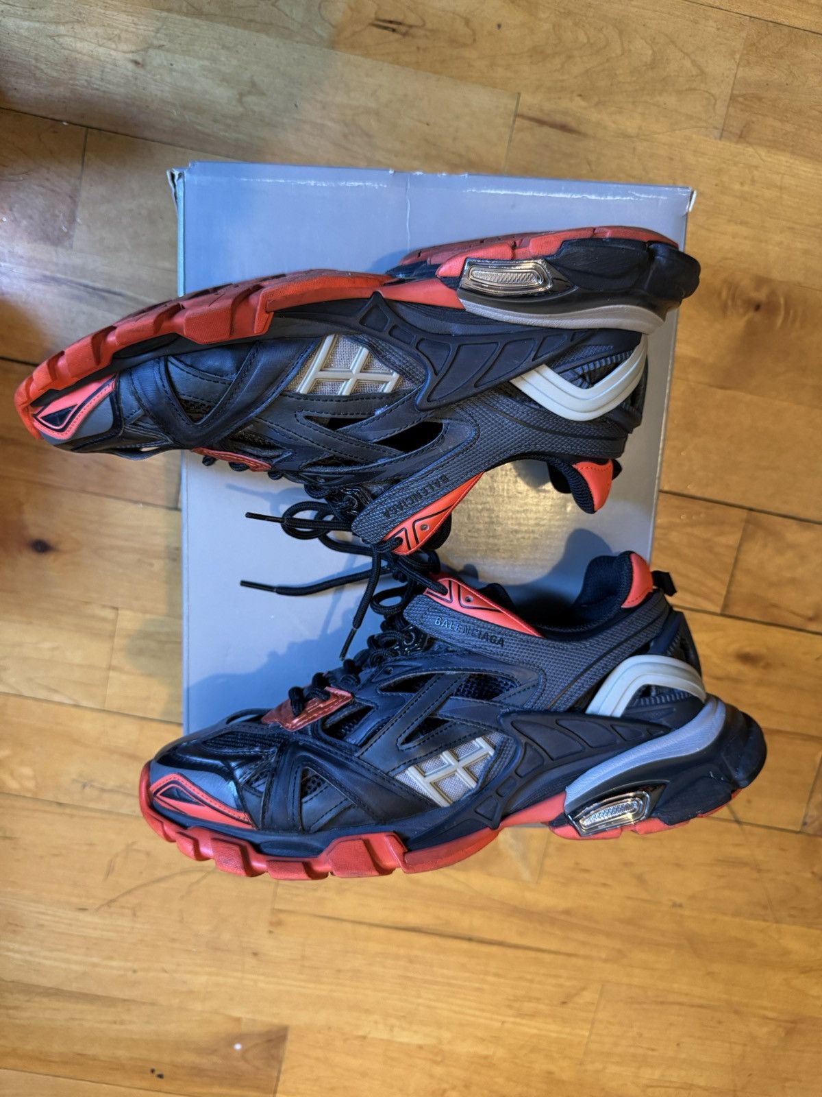 Balenciaga Balenciaga Track 2.0 Red/Black - Size 42/9M | Grailed