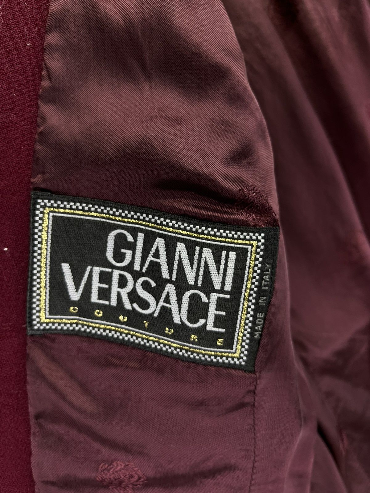 Versace Vintage Gianni Versace Wool Cardigan Coat Jacket Size S / US 4 / IT 40 - 8 Thumbnail