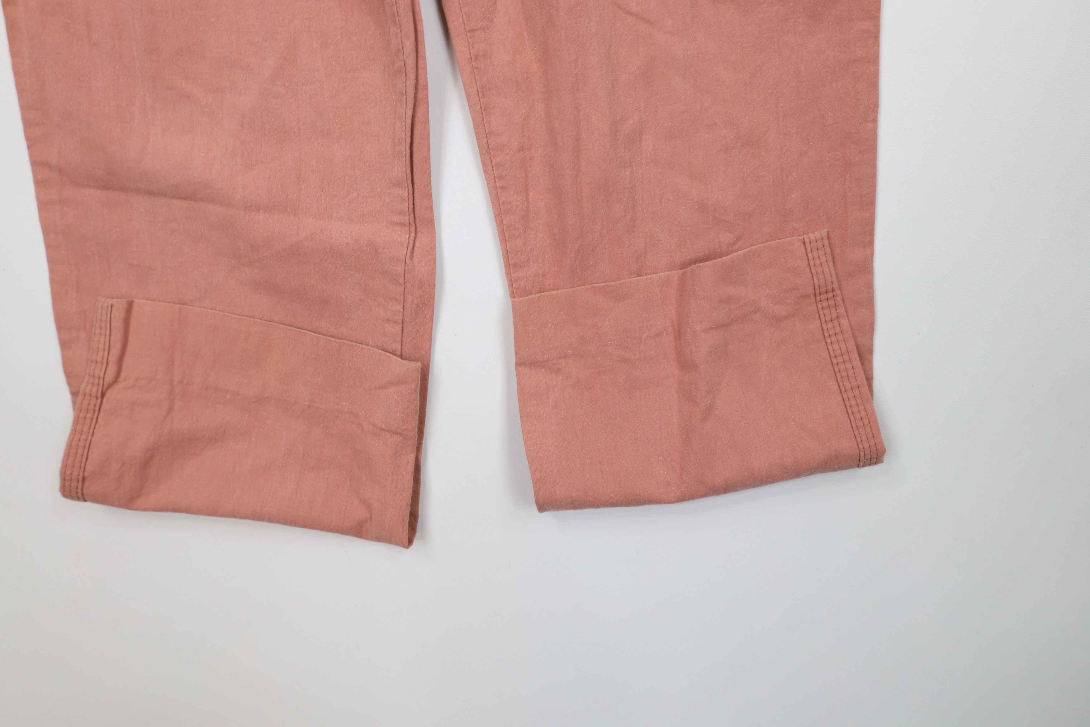 Vintage Vintage 60s 70s Streetwear Dungaree Work Pants Pink USA Size US 32 / EU 48 - 5 Thumbnail