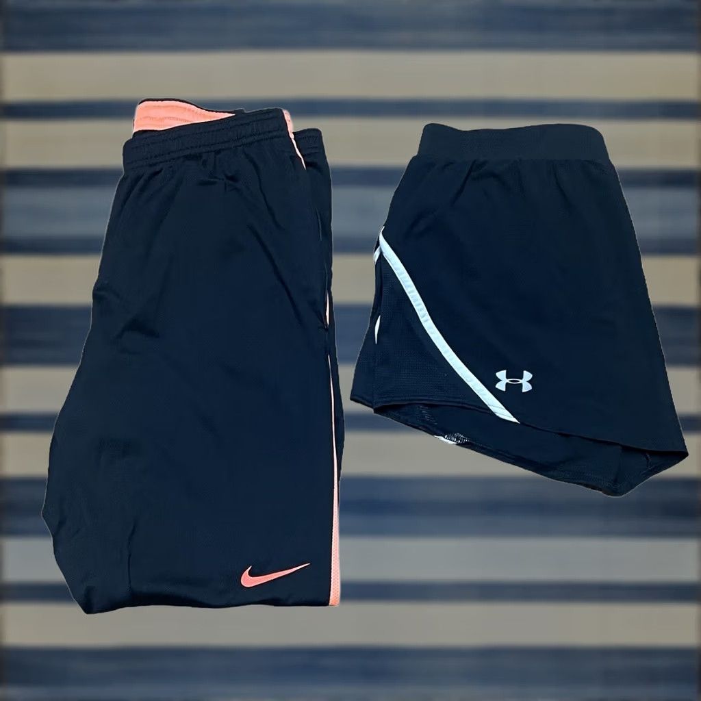 Nike Nike Dri-Fit Pants & Under Armour Heat-Gear Shorts Size 32" / US 10 / IT 46 - 1 Thumbnail