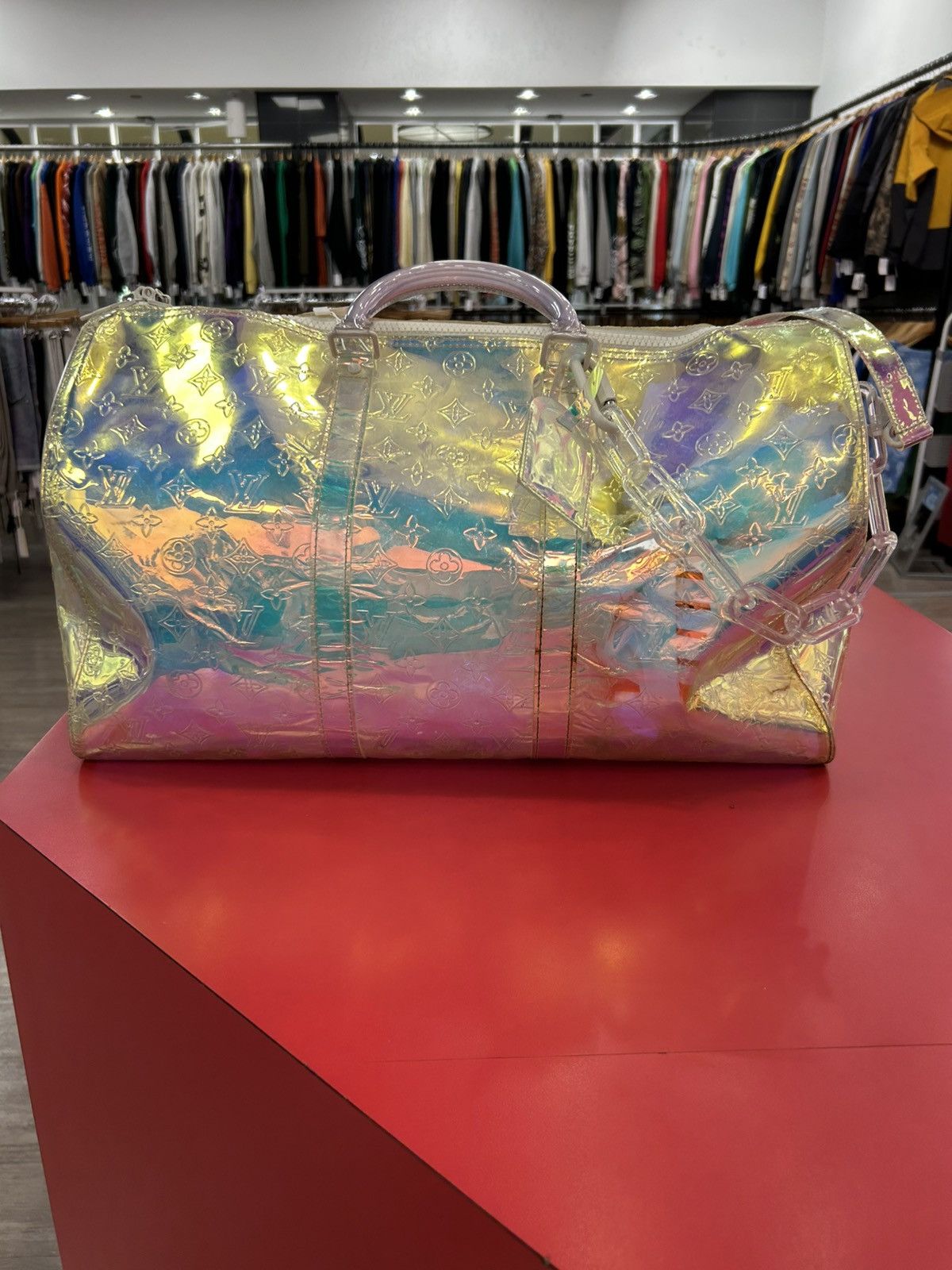 Louis Vuitton Louis Vuitton Prism Keepall Virgil Abloh Size ONE SIZE - 9 Thumbnail