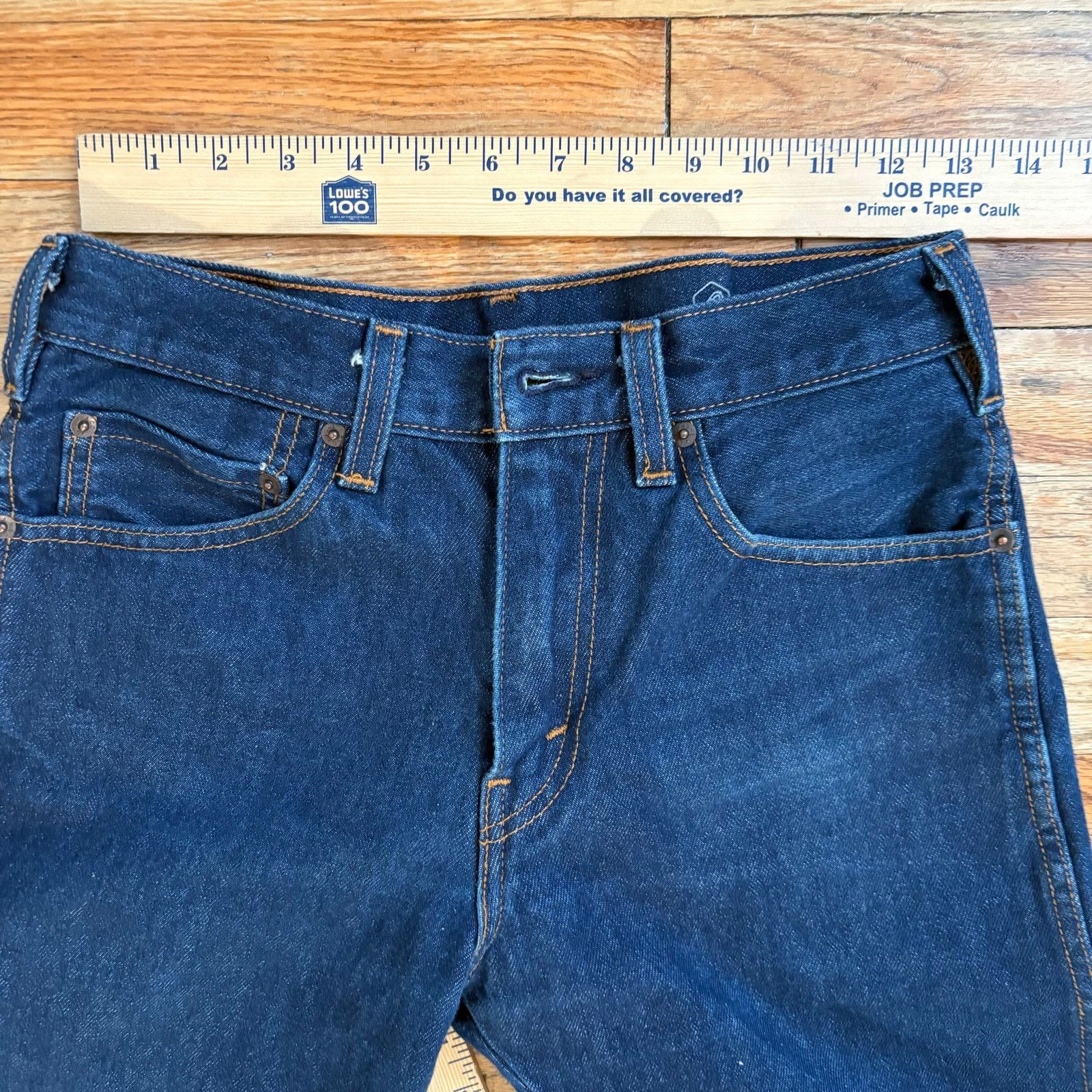 Levi's Levi's Western Fit Dark Blue Denim 5 Pocket Jeans Size US 27 - 9 Thumbnail