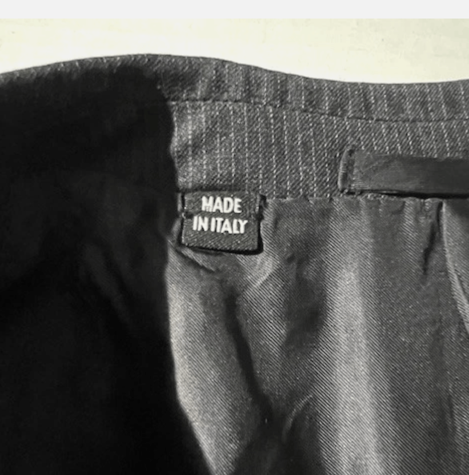 Helmut Lang HELMUT LANG Archival Grey Mini Stripe Wool Blazer Jacket Size 42R - 7 Thumbnail