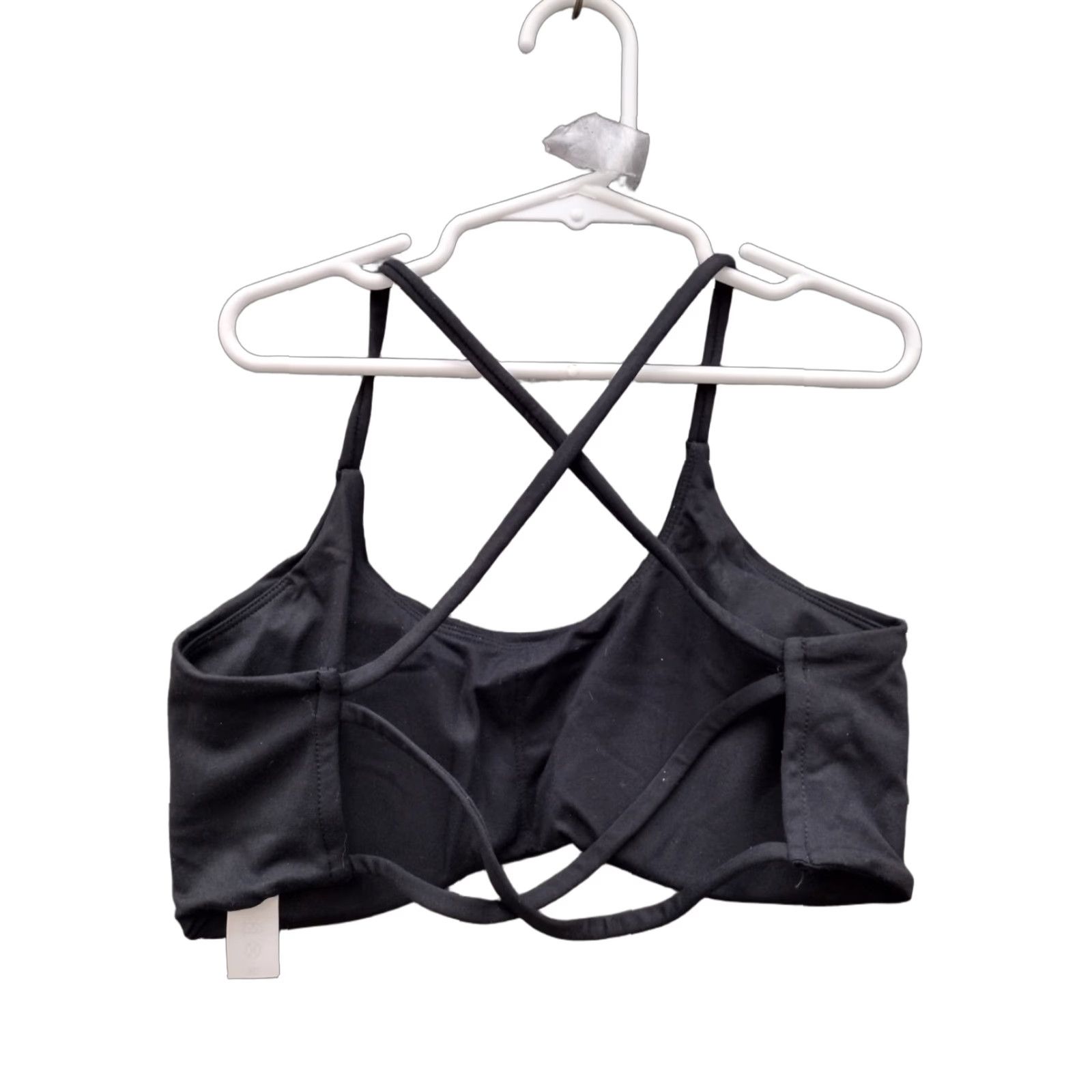 Vintage ID Ideology Sports Bra Crossback Deep Black M Women's Shirt? Size ONE SIZE - 1 Thumbnail