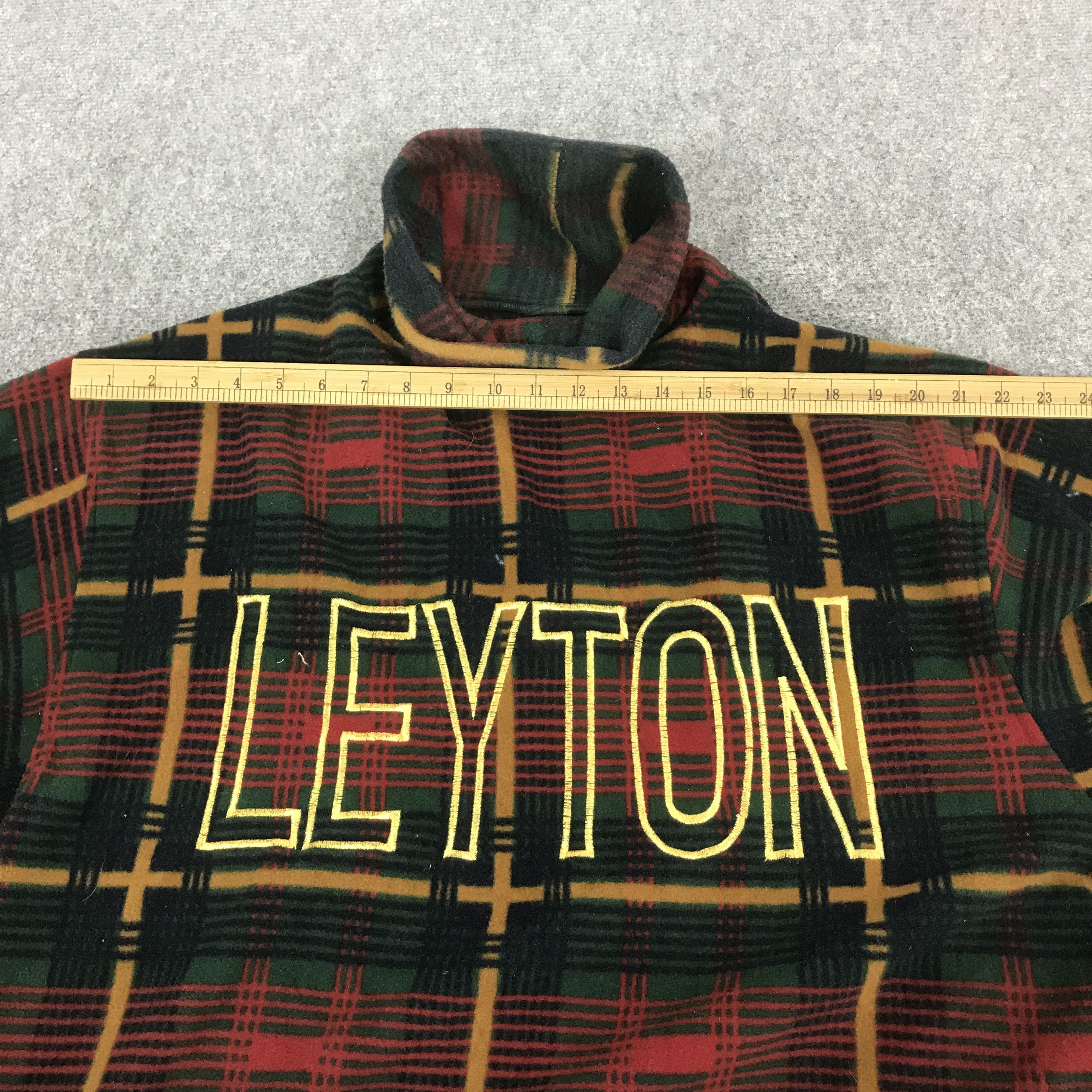 Japanese Brand LEYTON HOUSE RACING TEAM FLEECE TARTAN SWEATSHIRT K76B3 Size US L / EU 52-54 / 3 - 5 Thumbnail