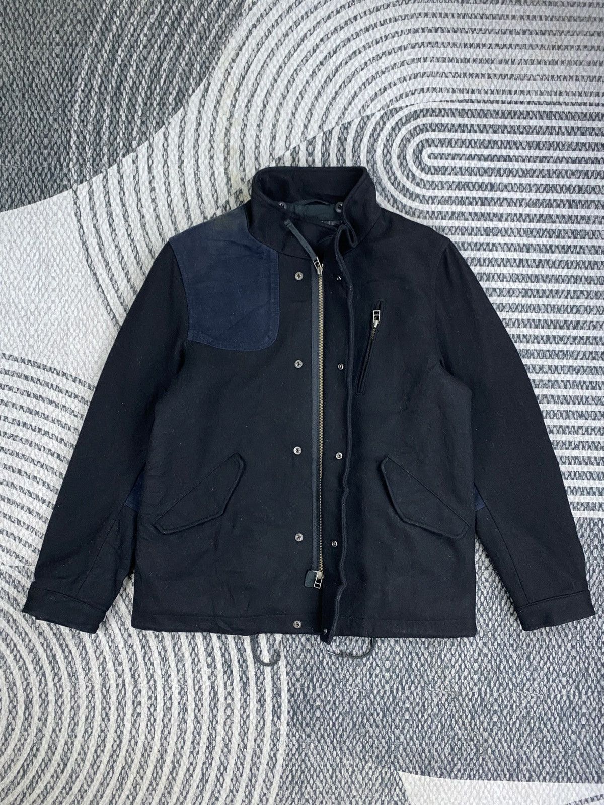 Japanese Brand Vtg Green Label Relaxing Double Pocket Zipper Jacket Size US M / EU 48-50 / 2 - 5 Thumbnail