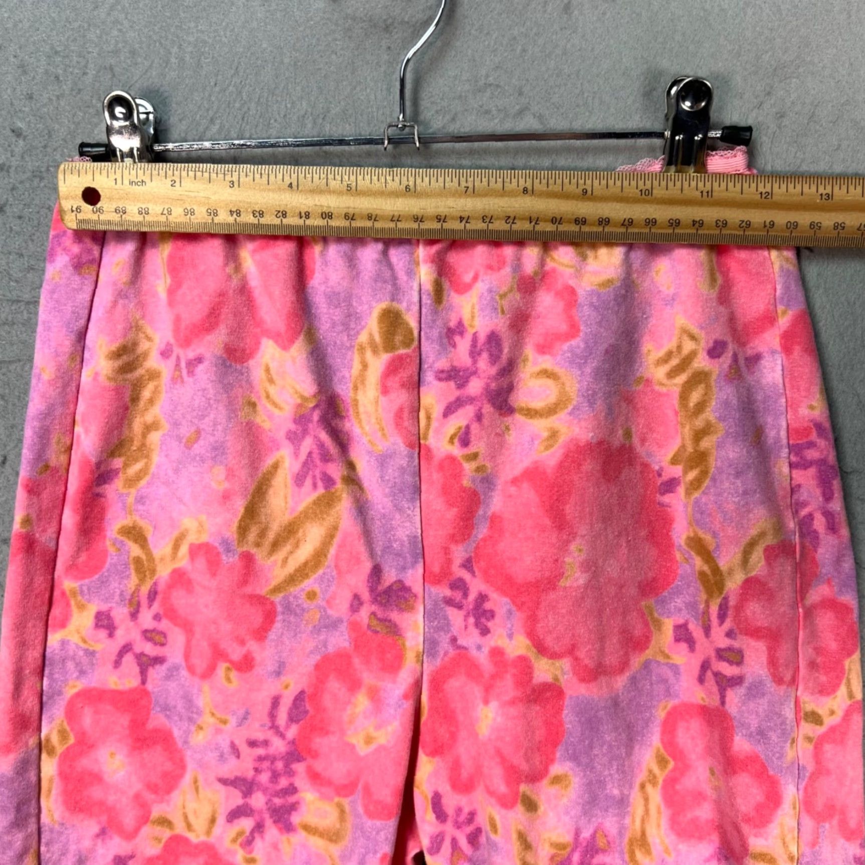 Aeropostale Aeropostale Shorts Biker Pink Floral Cotton Elastane Elastic Waist XS Womens Summer Inseam 6in High Rise Size 26" / US 2 / IT 38 - 5 Thumbnail