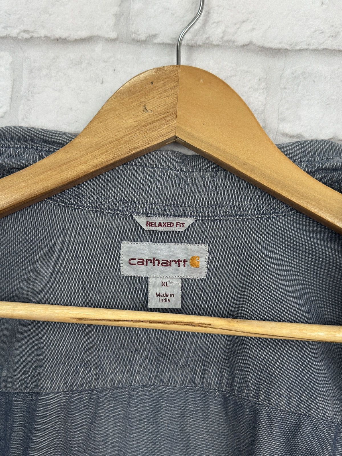 Carhartt Carhartt Vintage Button Ups Shirt Relaxed Fit Size US XL / EU 56 / 4 - 6 Thumbnail