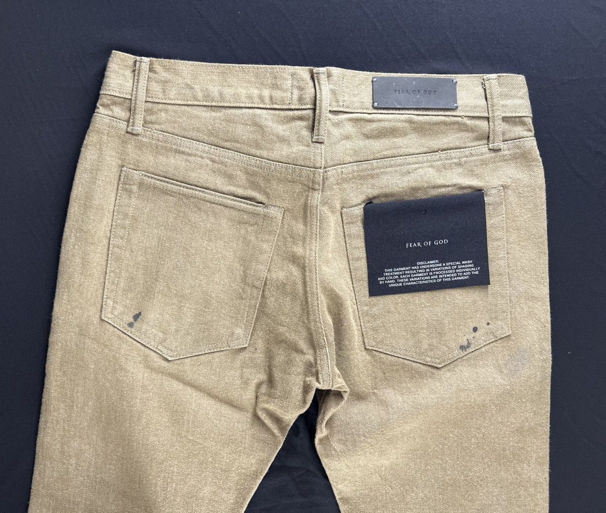 Fear of God FEAR OF GOD 5TH COLLECTION SELVEDGE VINTAGE GOLD size 31 Size US 31 - 6 Thumbnail