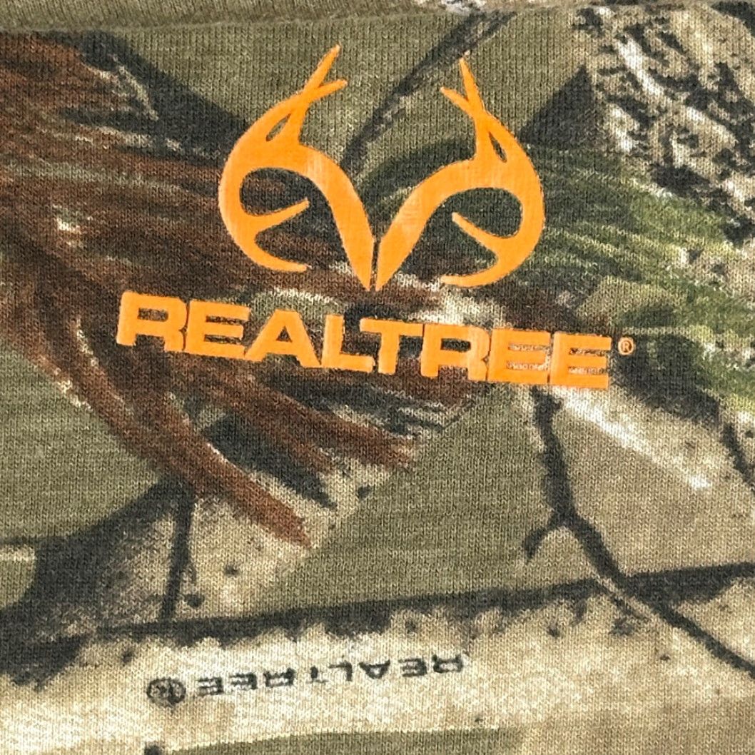 Realtree RealTree Camouflage Shirt Adult XL Brown Camo Hunting Outdoor Men Long Sleeve Crew Neck Cotton Blend Realtree Logo - Shirt Size US XL / EU 56 / 4 - 6 Thumbnail