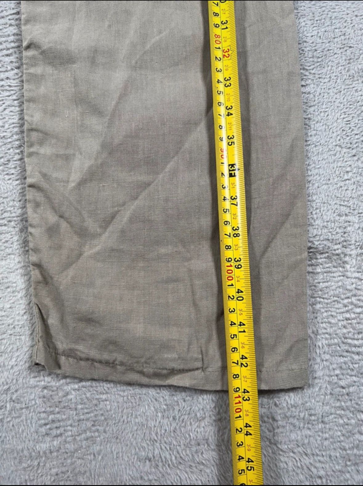 Stone Island Rare 00’s Massimo Osti Lino Flax Badge Cargo Utility Trousers Baggy Pants Size US 32 / EU 48 - 11 Thumbnail