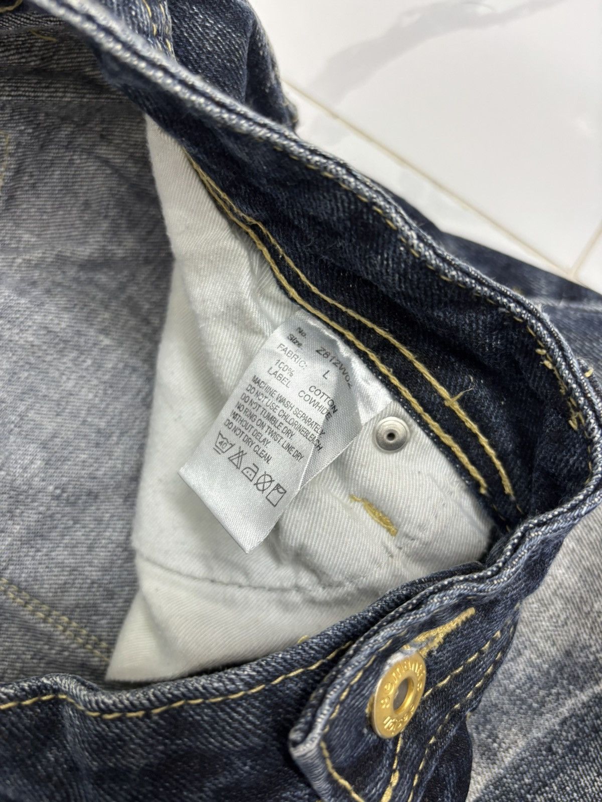 semanticdesign Semantic Design Claw Mark Flared Jean Bootcut Distress Denim Size US 32 / EU 48 - 12 Thumbnail