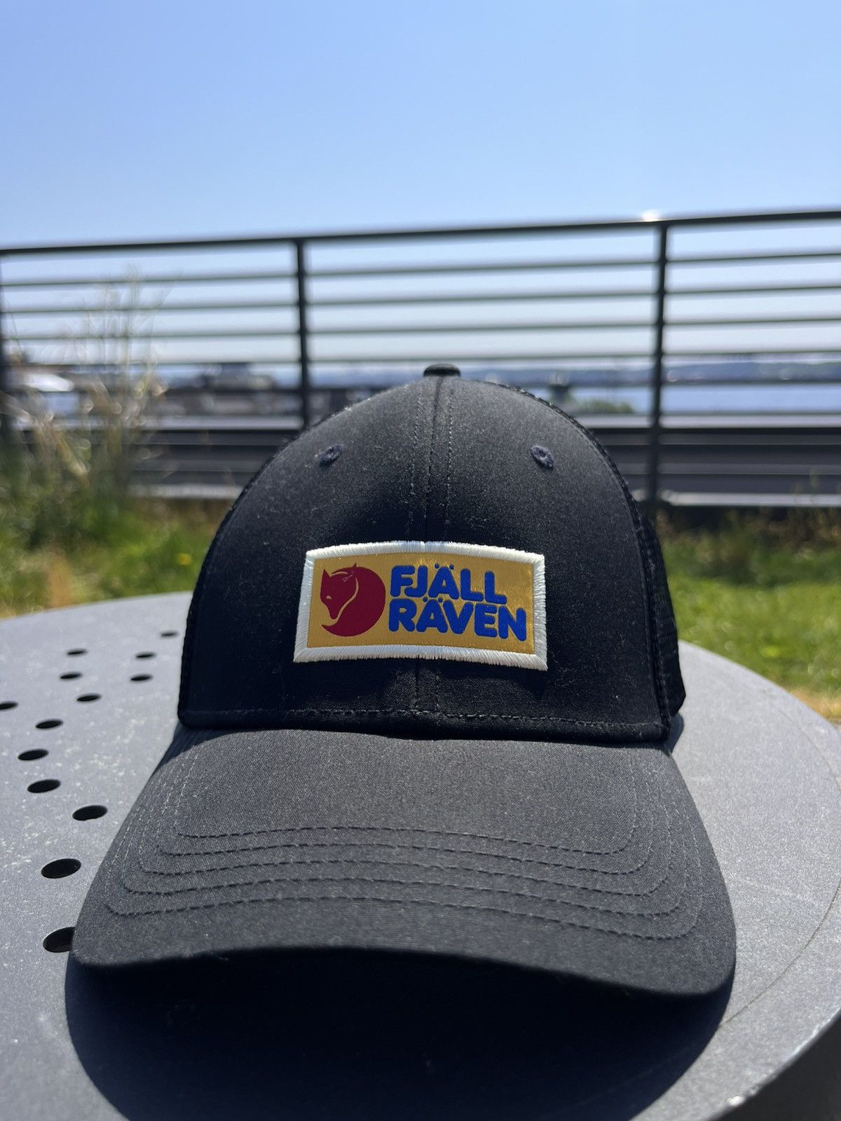 Fjallraven Fjällräven Logo Trucker Cap – Black (L/XL) Size ONE SIZE - 3 Thumbnail