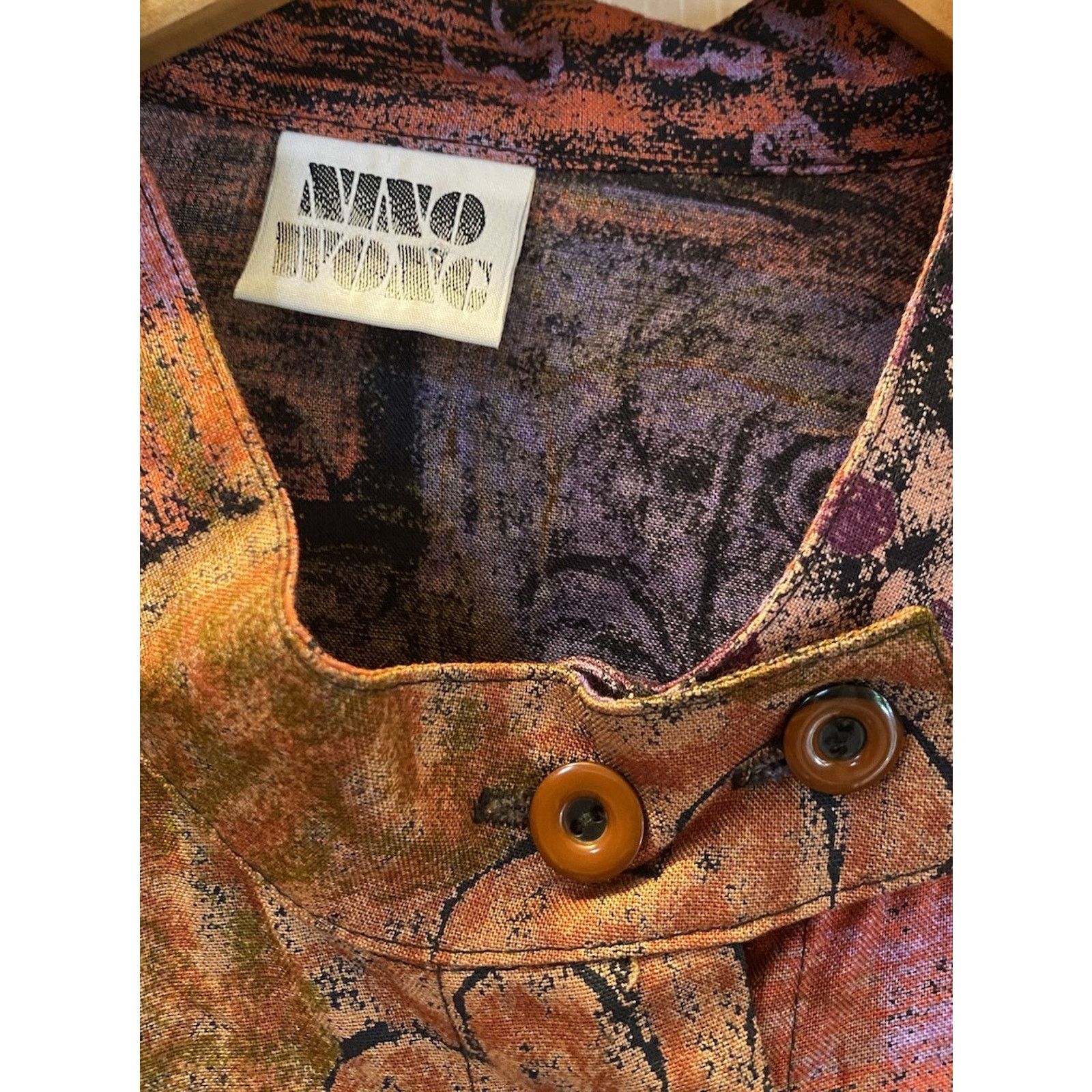 Vintage VTG Nino Wong 80’s Shoulder Pads Women’s Shirt L USA Pockets Size L / US 10 / IT 46 - 2 Thumbnail