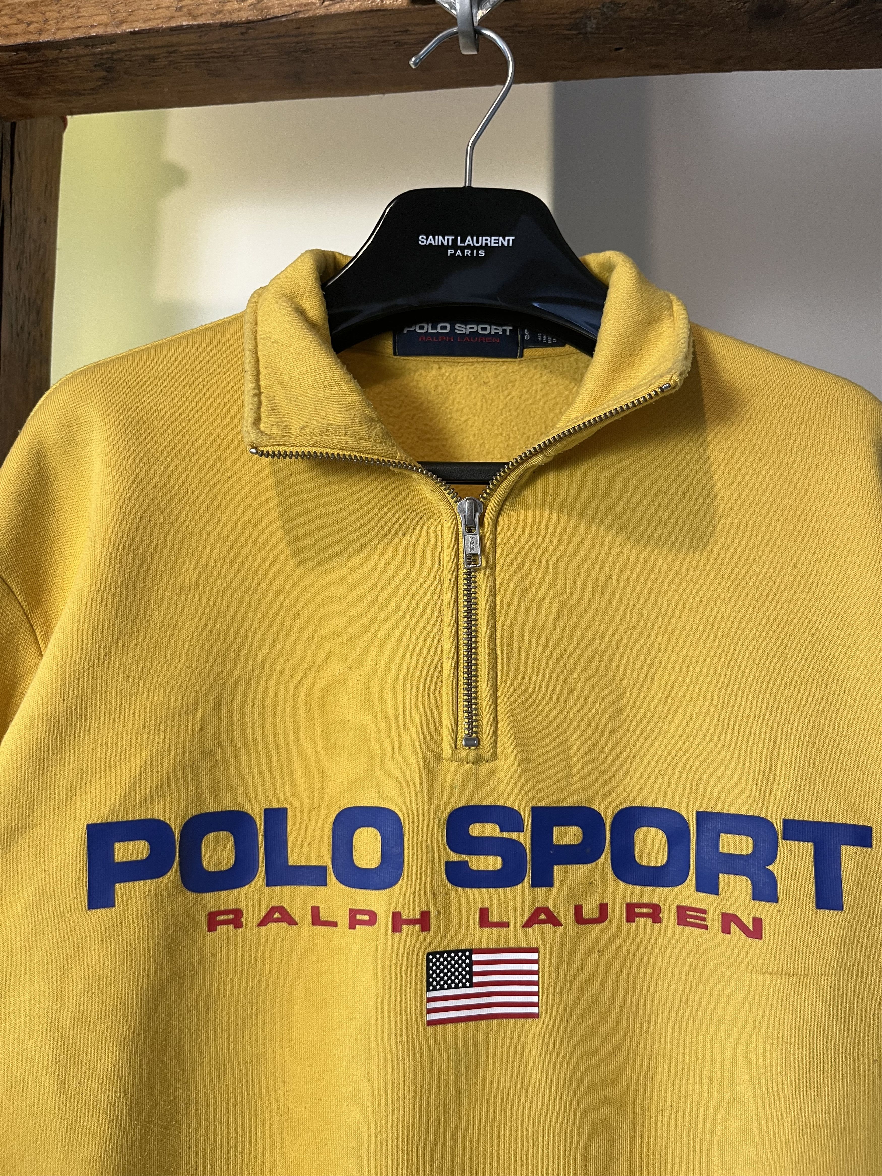 Polo Ralph Lauren × Ralph Lauren × Vintage Vintage Polo Sport Ralph Lauren USA Flag Old Money Size US L / EU 52-54 / 3 - 2 Thumbnail