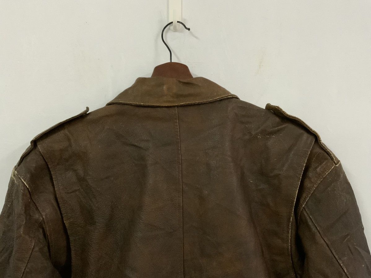 Genuine Leather Vintage Brunati Genuine Leather Fade Jacket Size US L / EU 52-54 / 3 - 13 Thumbnail