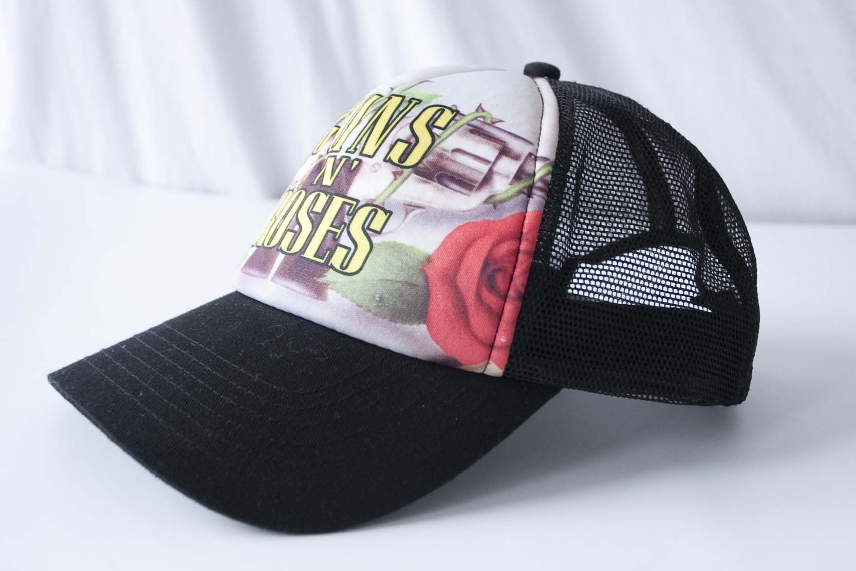 Band Tees Guns N Roses Cap Hat Snapback Mesh Size ONE SIZE - 4 Thumbnail
