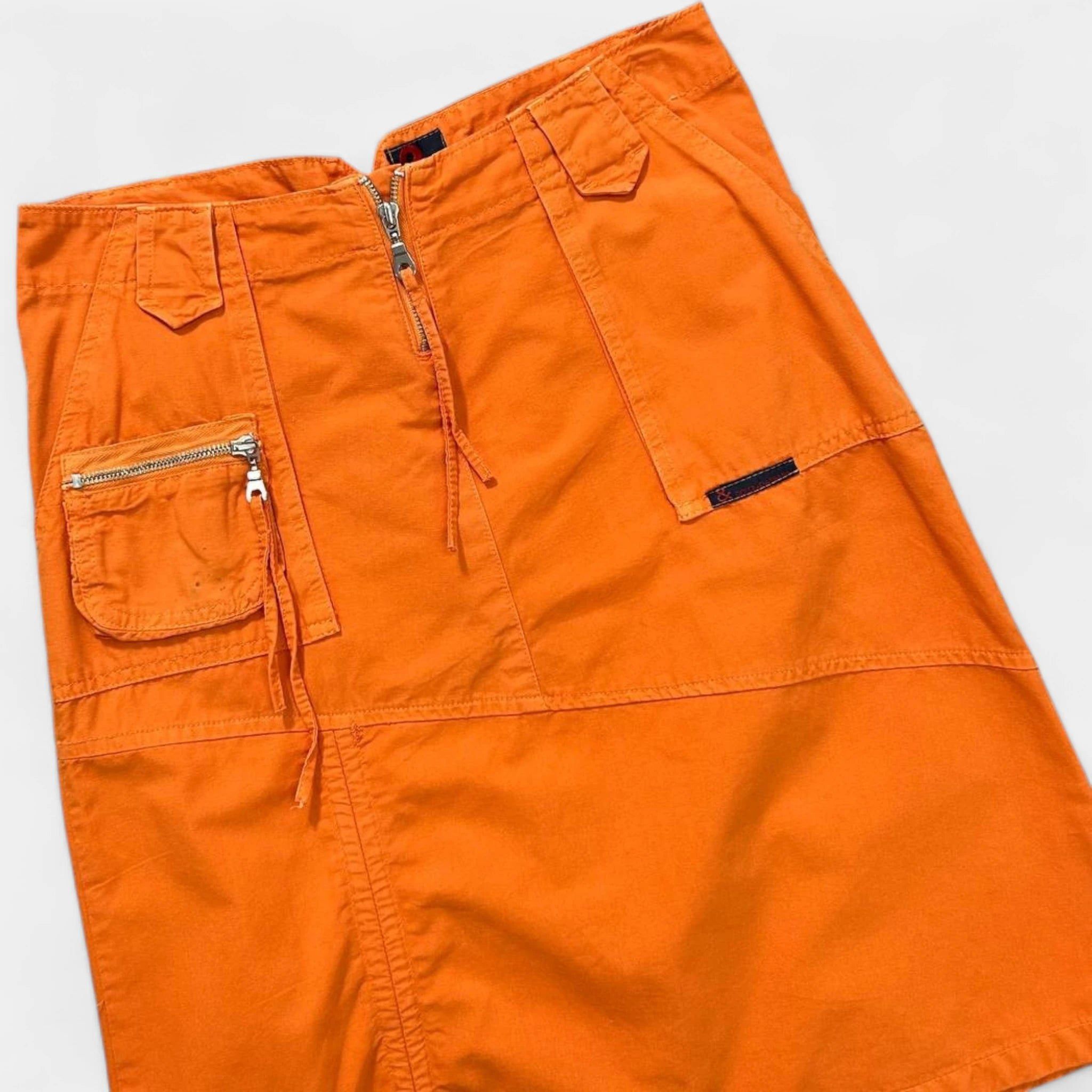 Dolce & Gabbana Dolce & Gabbana 2000s Cargo Orange Skirt Size 28" / US 6 / IT 42 - 2 Thumbnail