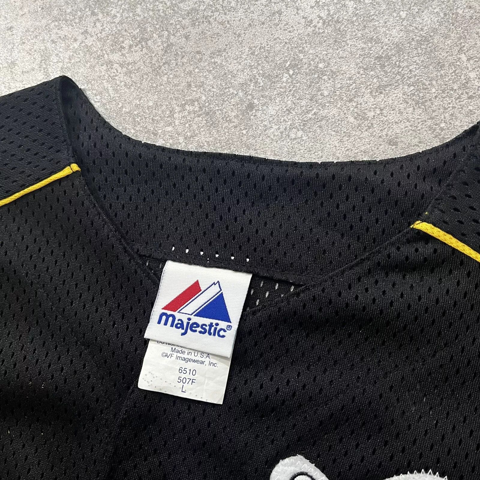 MLB × Vintage PITTSBURGH PIRATES ANDREW McCUTHEN MAJESTIC JERSEY Size US L / EU 52-54 / 3 - 7 Thumbnail
