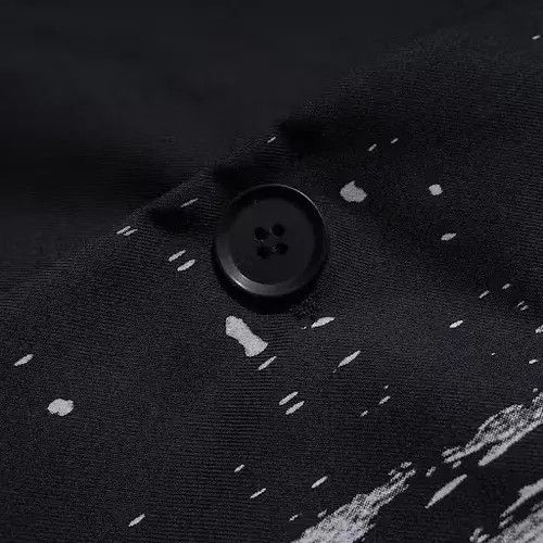 Japanese Brand Jack Paint Effect Button Suit Jacket Size 36R - 3 Thumbnail