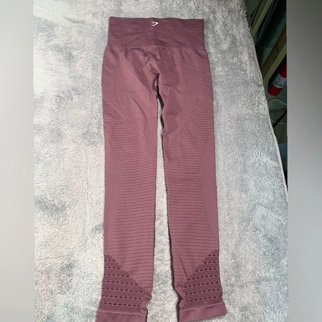Gymshark Gymshark Leggings Women S Purple Ankle Regular Size Purple Gymshark Womens Leggings S Purple Ankle Regular Size 28" / US 6 / IT 42 - 6 Thumbnail