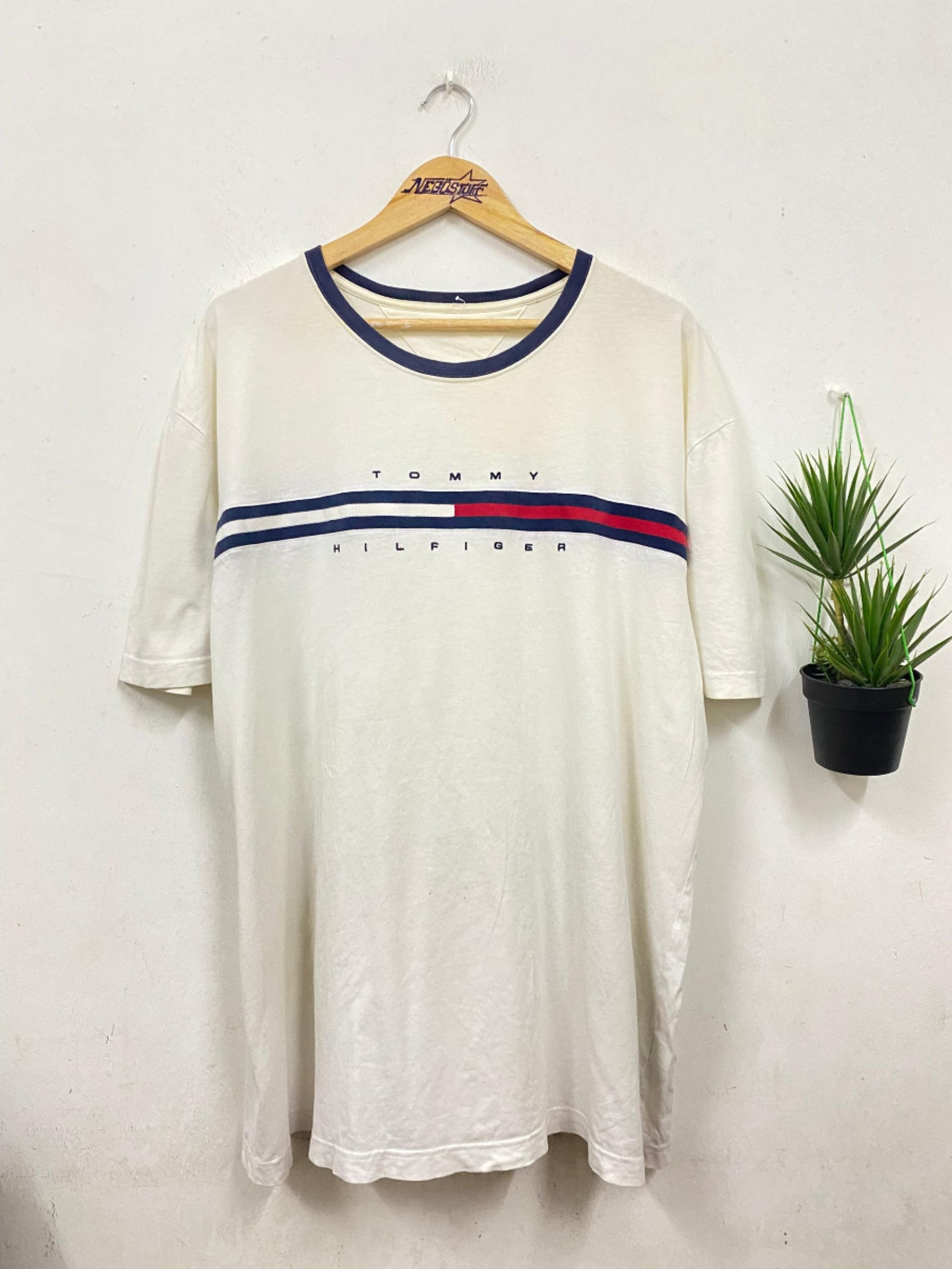 Tommy Hilfiger Tommy Hilfiger Big logo embroidery t shirt Size US XXL / EU 58 / 5 - 1 Thumbnail