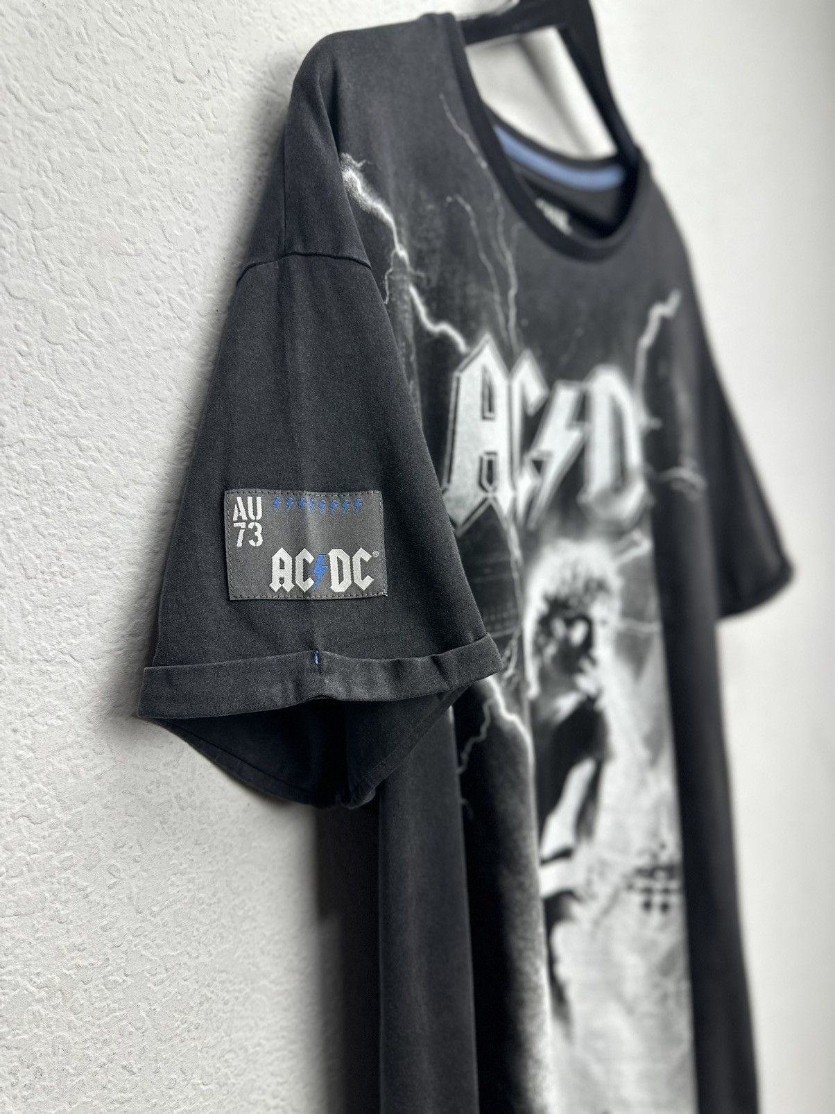 AC/DC Vintage Rock Tee AC/DC Band T-shirt Metallica Black Size US XXL / EU 58 / 5 - 4 Thumbnail