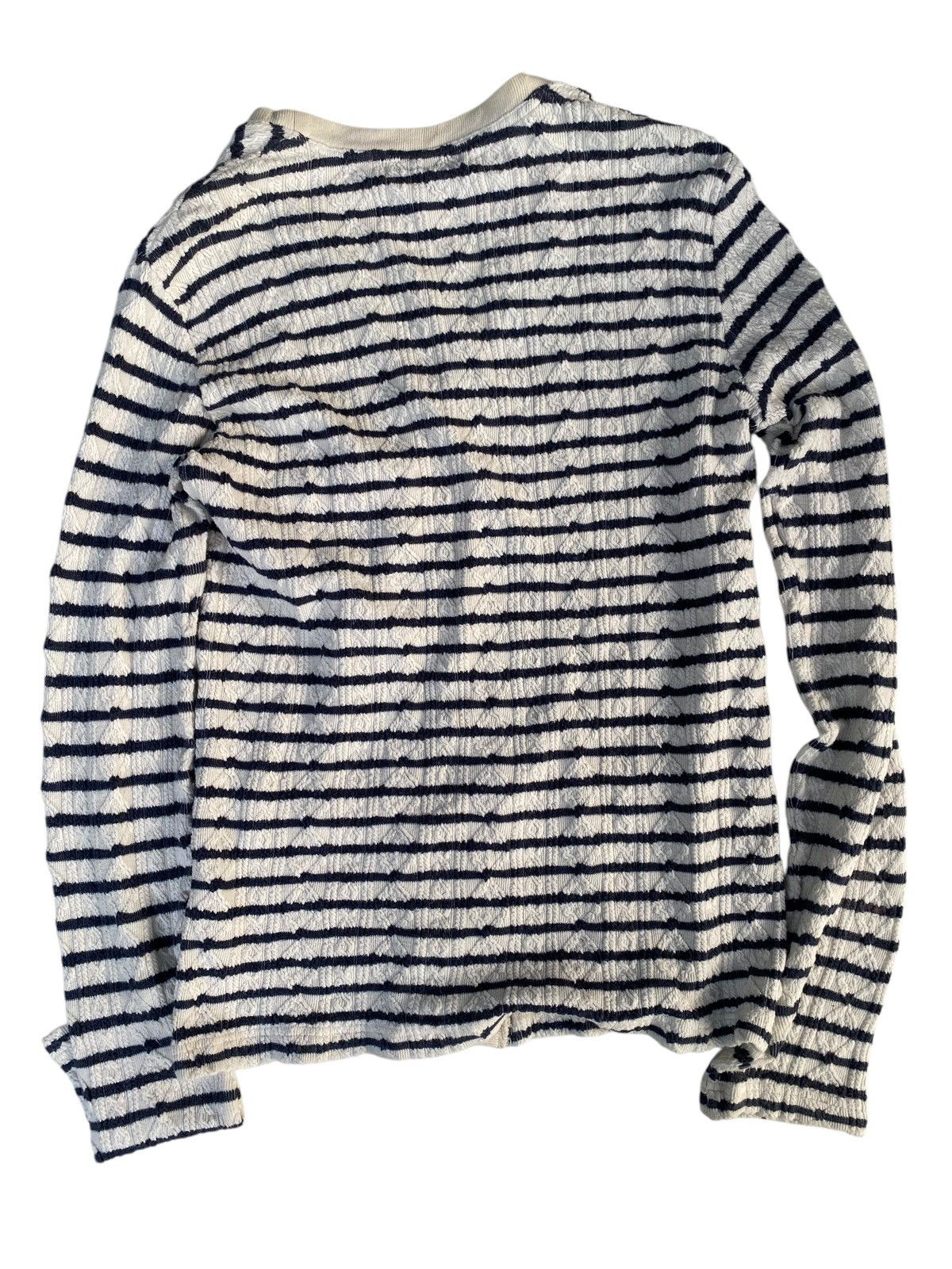 Japanese Brand × Ships Jet Blue Vtg Ship Jet Blue Knitwear Cardigan Mesh Size M / US 6-8 / IT 42-44 - 2 Thumbnail