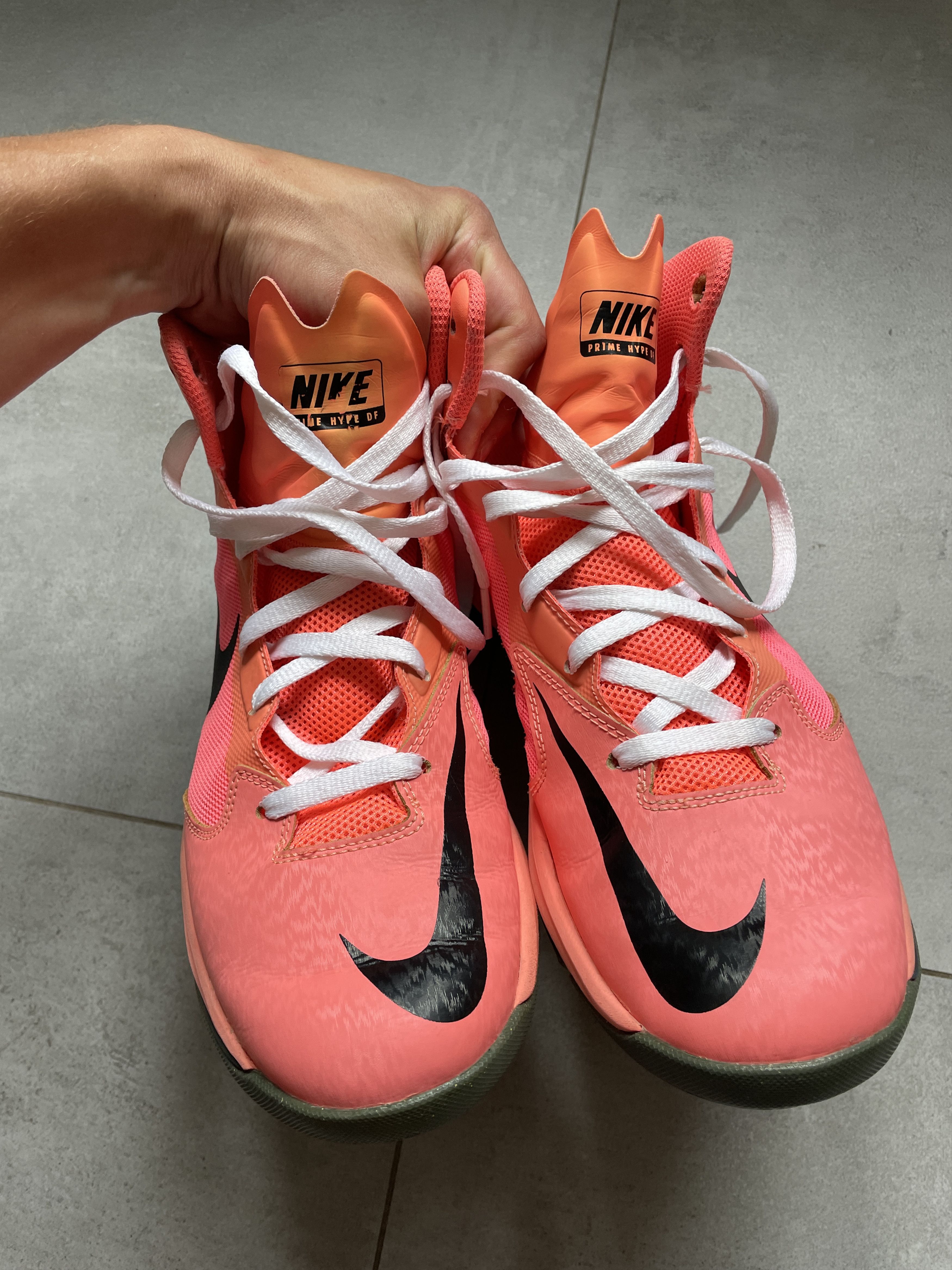 Nike NIKE PRIME HYPE DF INFRARED BASKETBALL HIGH TOP SNEAKERS Size US 10.5 / EU 43-44 - 5 Thumbnail