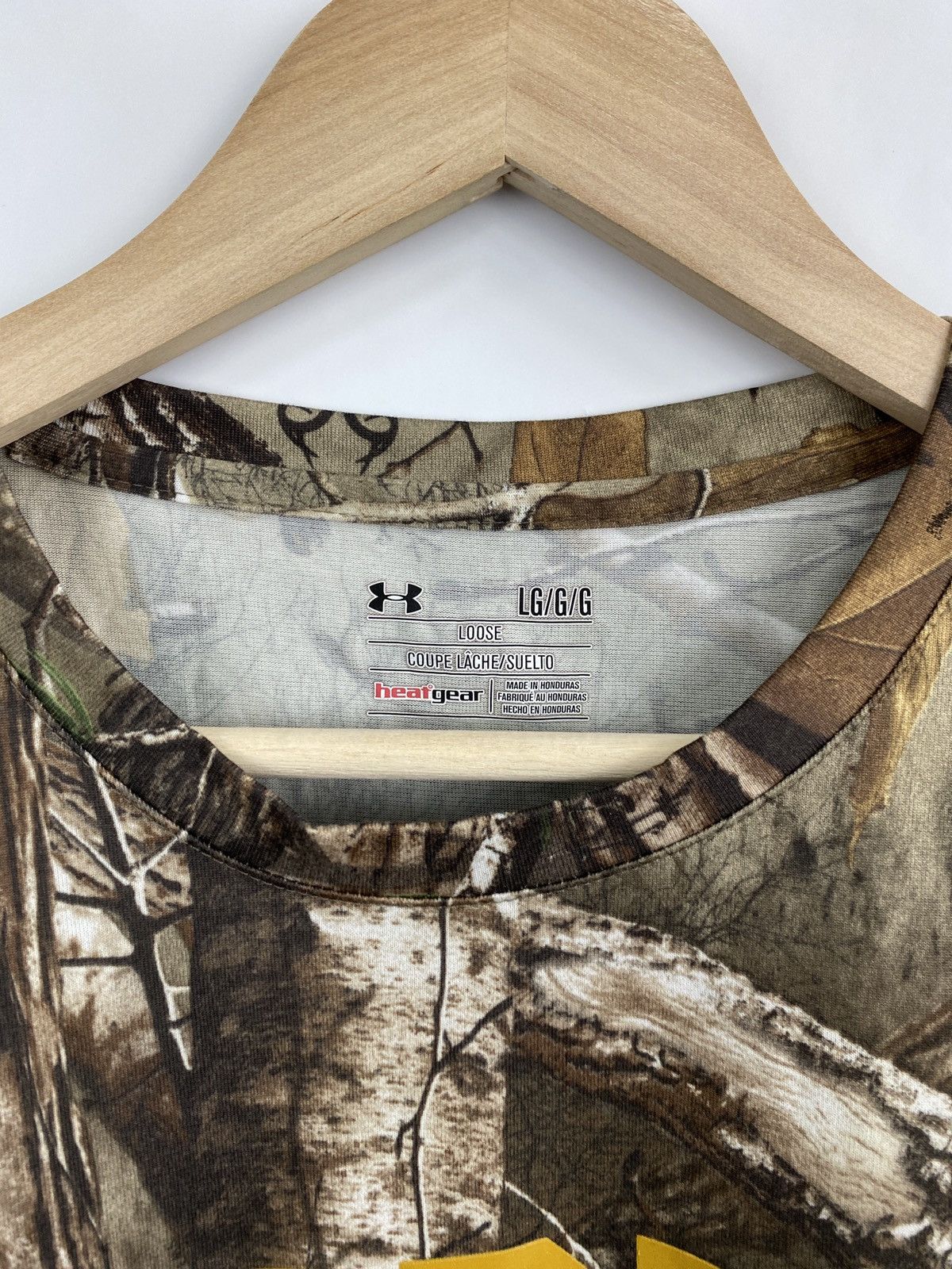 Under Armour 🐗 Under Armour Camo Realtree T-Shirt Rare Military Hype Y2K Size US L / EU 52-54 / 3 - 5 Thumbnail