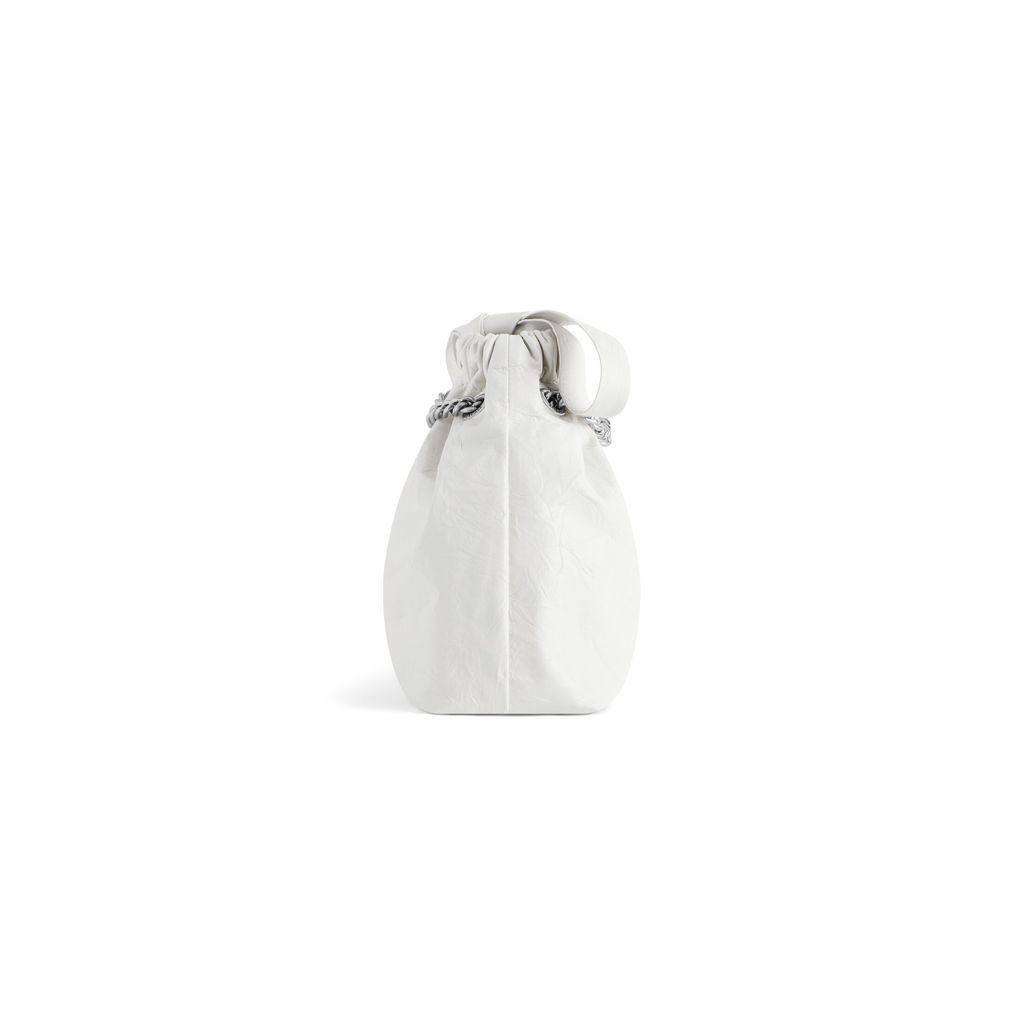Balenciaga o1tr1nto0126 Size: OS / Crush XS Tote Bag in White Size ONE SIZE - 3 Thumbnail