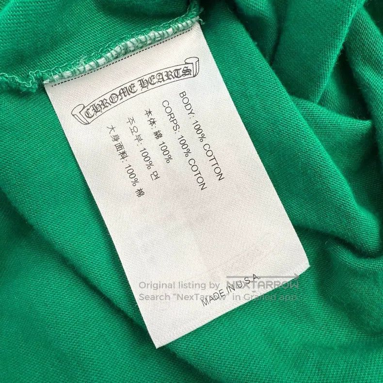 Chrome Hearts CHROME HEARTS Size S Green Phantom Cross Long Sleeve Size US S / EU 44-46 / 1 - 3 Thumbnail