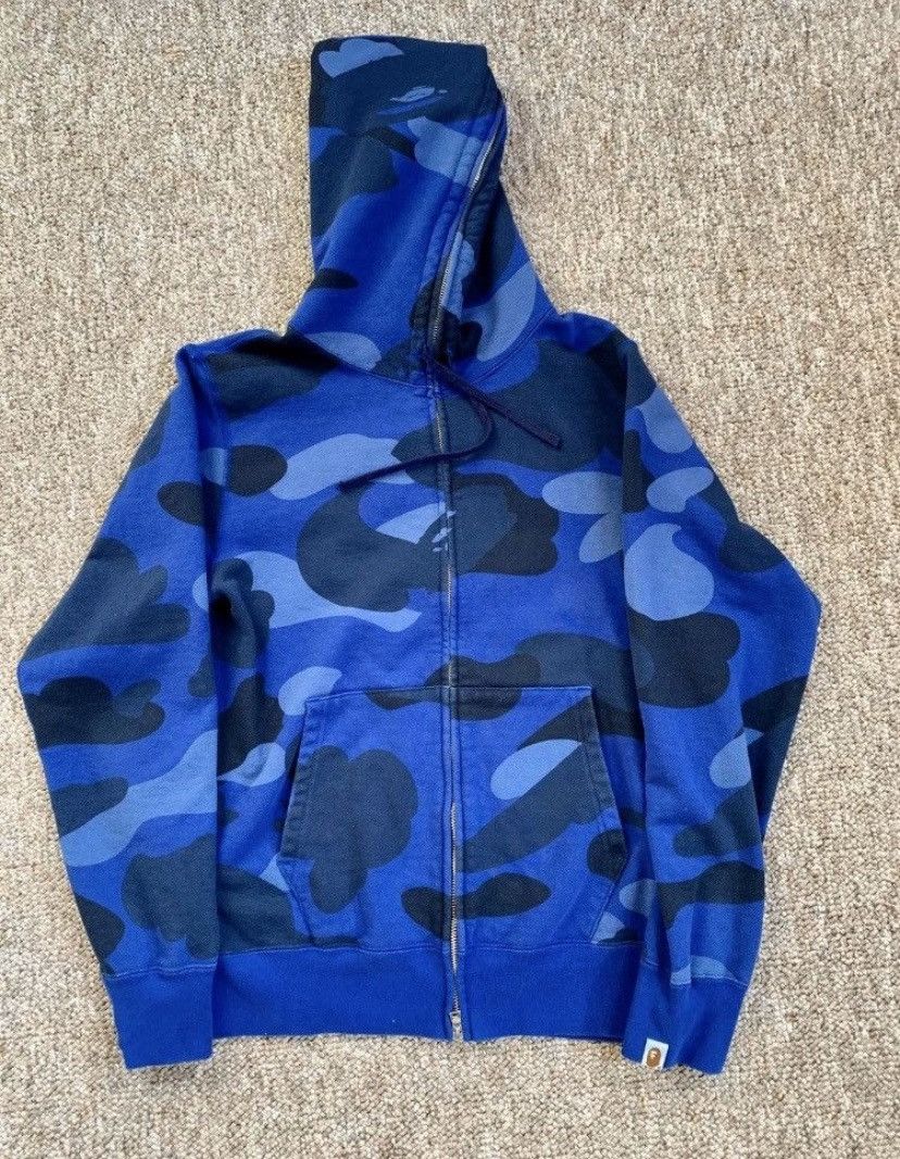 Bape A BATHING APE Vintage Full-Zip Hoodie Size US L / EU 52-54 / 3 - 1 Thumbnail