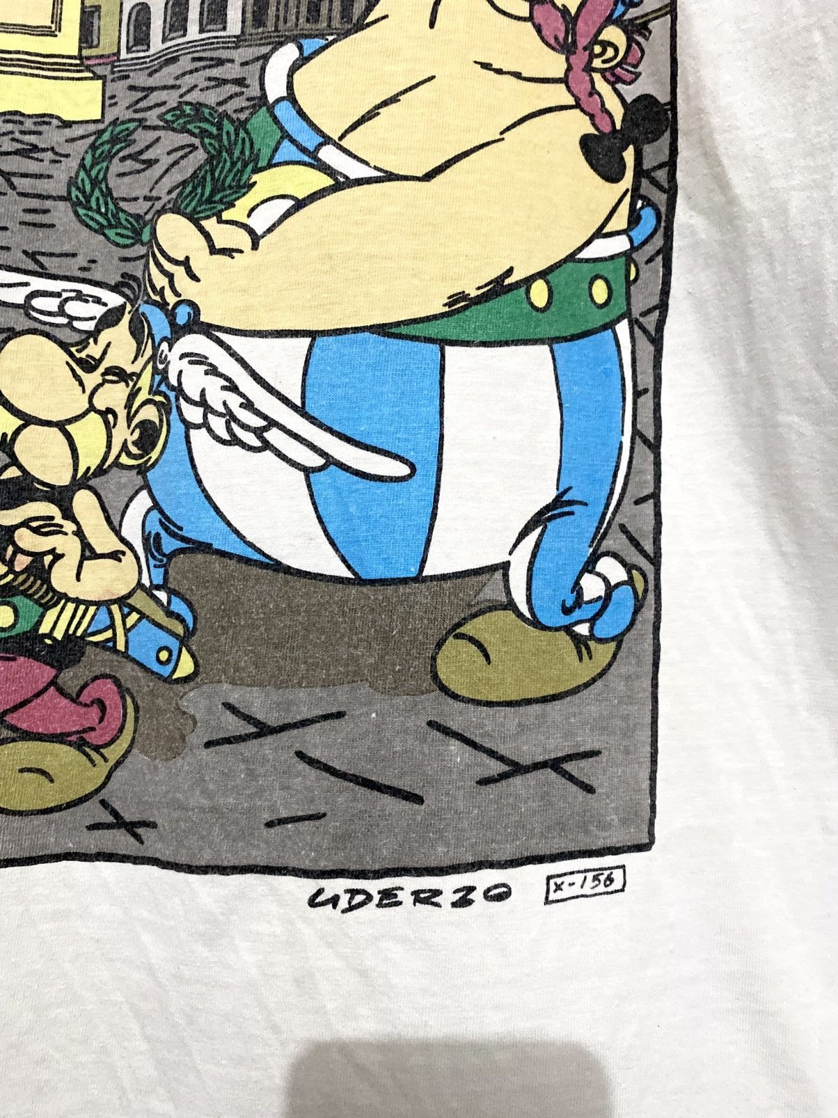 Vintage Vintage 90s Asterix & The Laurel Wreath Tshirt Size US XL / EU 56 / 4 - 4 Thumbnail
