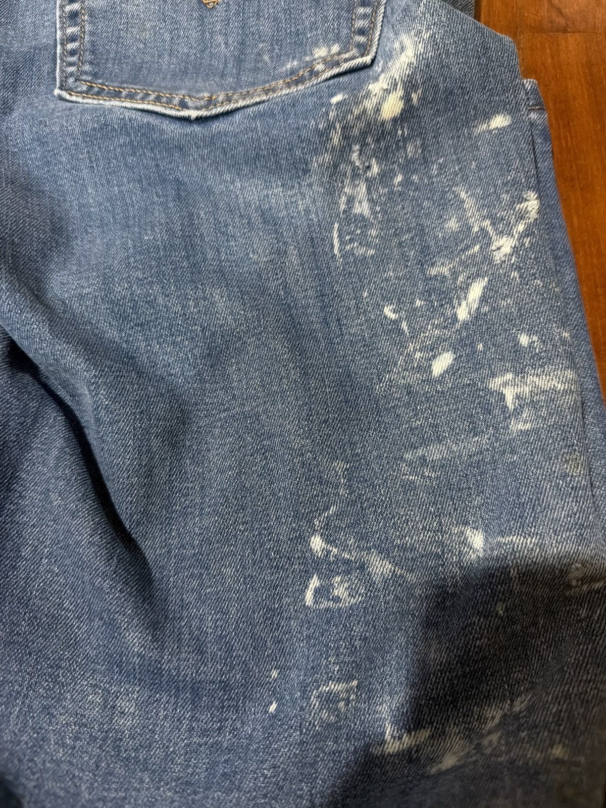 Levi's Levi's 514 straight-fit splatter denim jeans Size US 31 - 3 Thumbnail