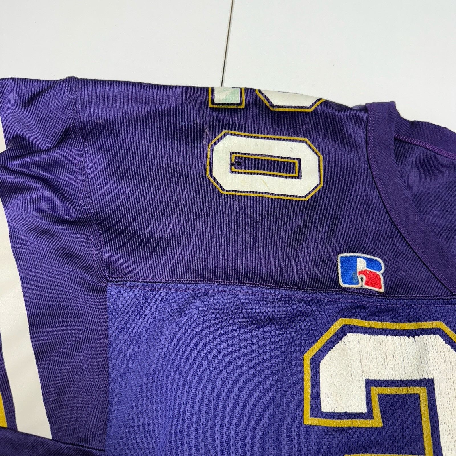 Russell Athletic Vintage Russell Athletic Football Jersey Mens XL Purple Wash Size US XL / EU 56 / 4 - 4 Thumbnail