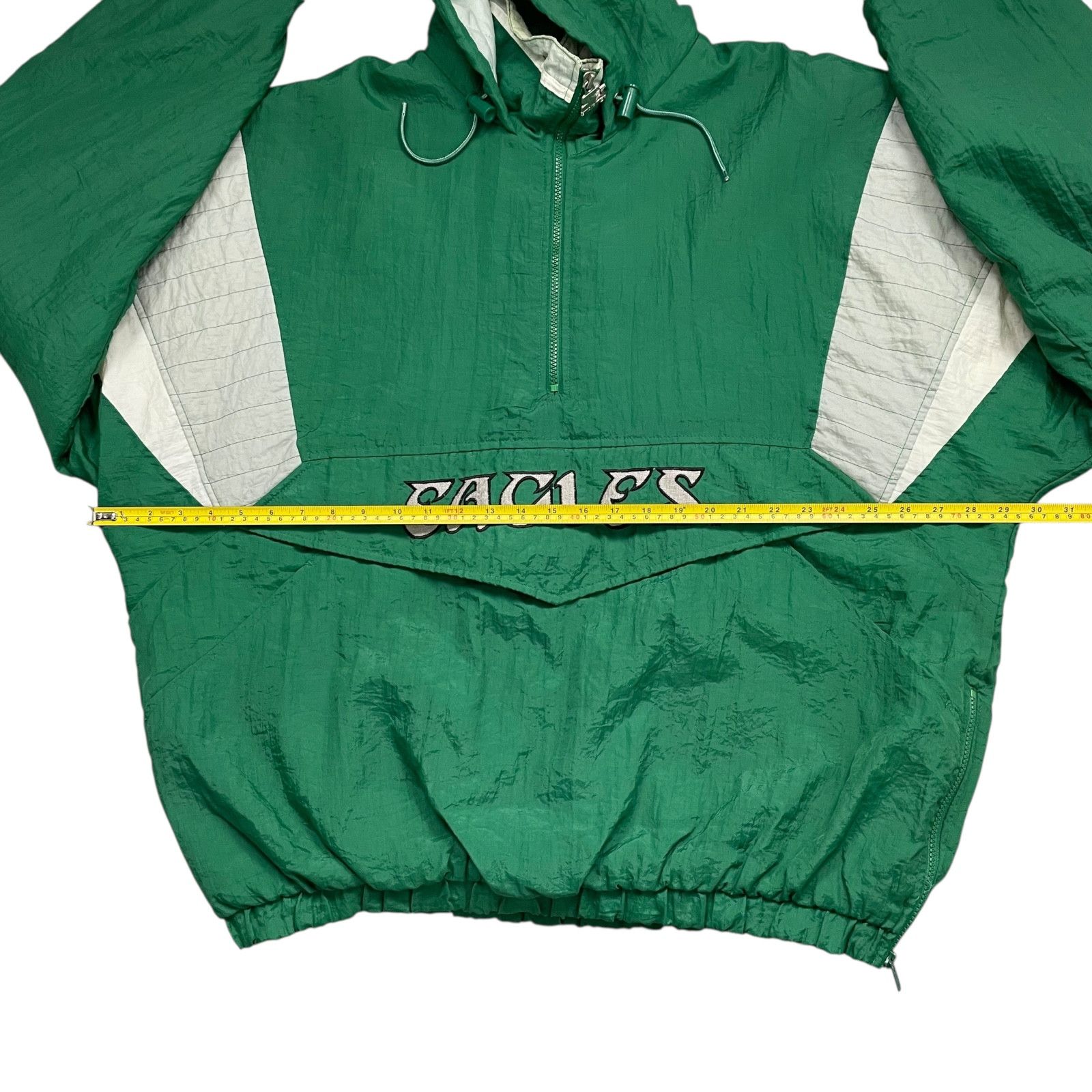 NFL VTG 90s PHILADELPHIA EAGLES STARTER HOODED PULLOVER PUFFER Size US XL / EU 56 / 4 - 8 Thumbnail