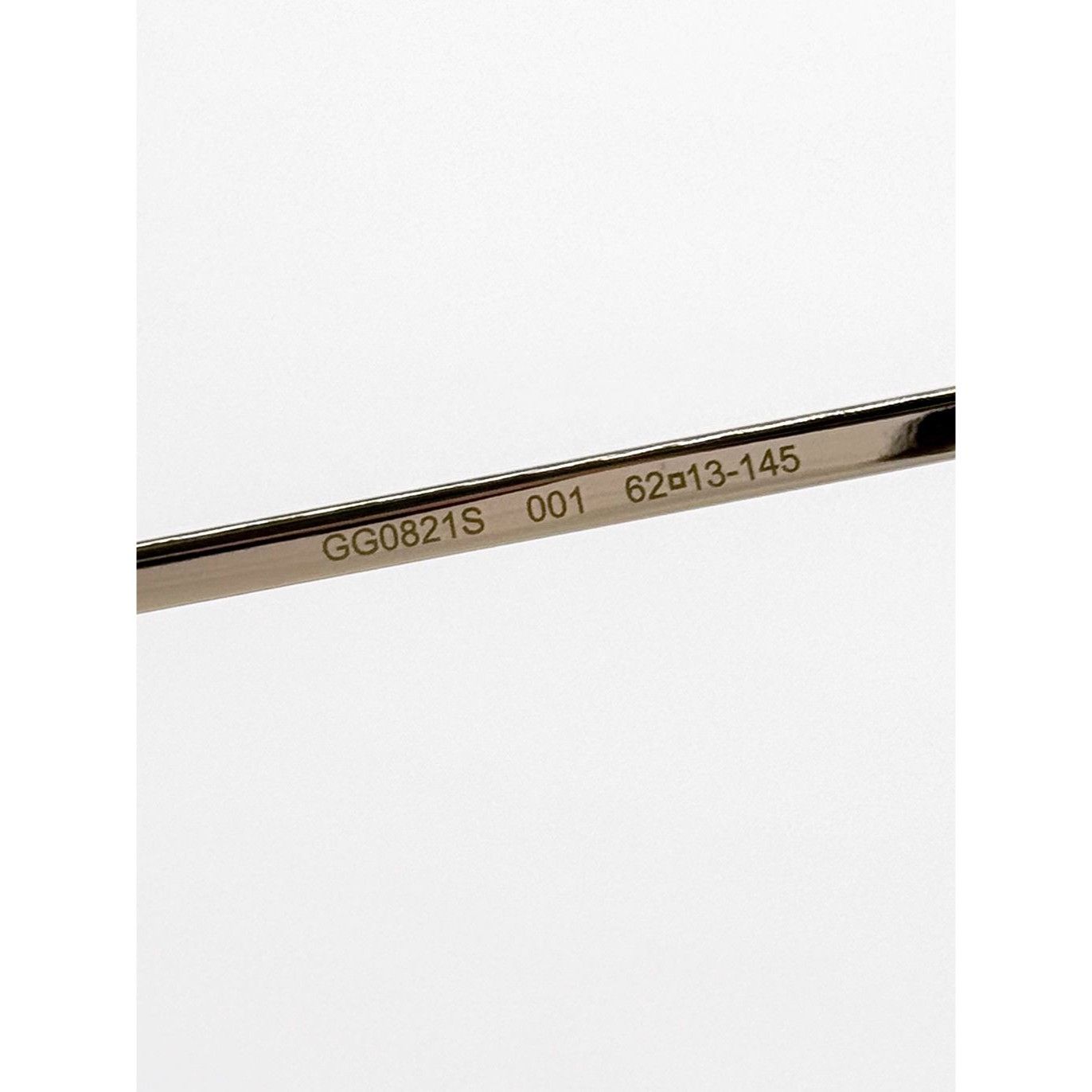 Gucci NEW GUCCI SUNGLASSES GG0821S 001 GOLD UNISEX EYEWEAR Size ONE SIZE - 8 Thumbnail